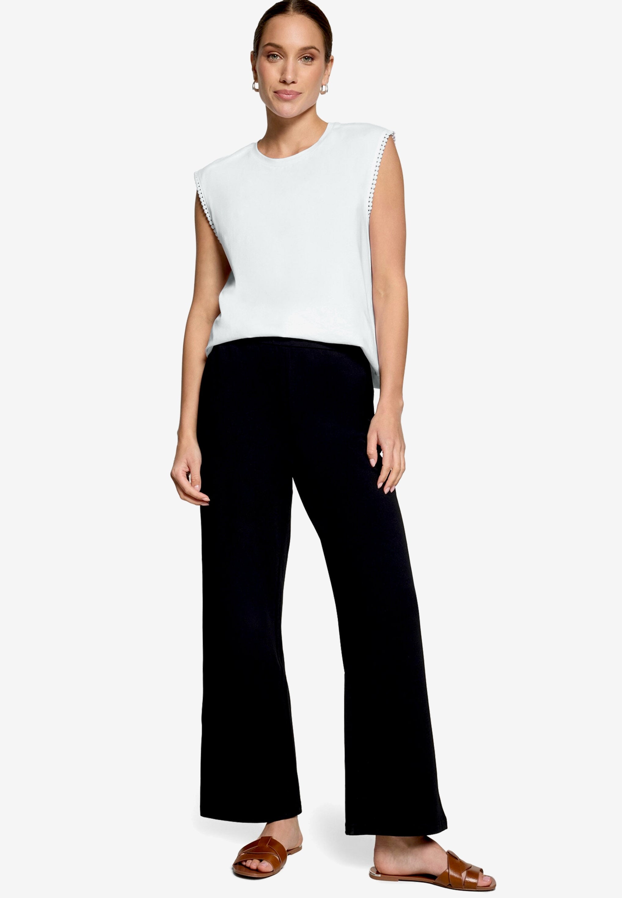 Zero Damen Hosen Black Beauty