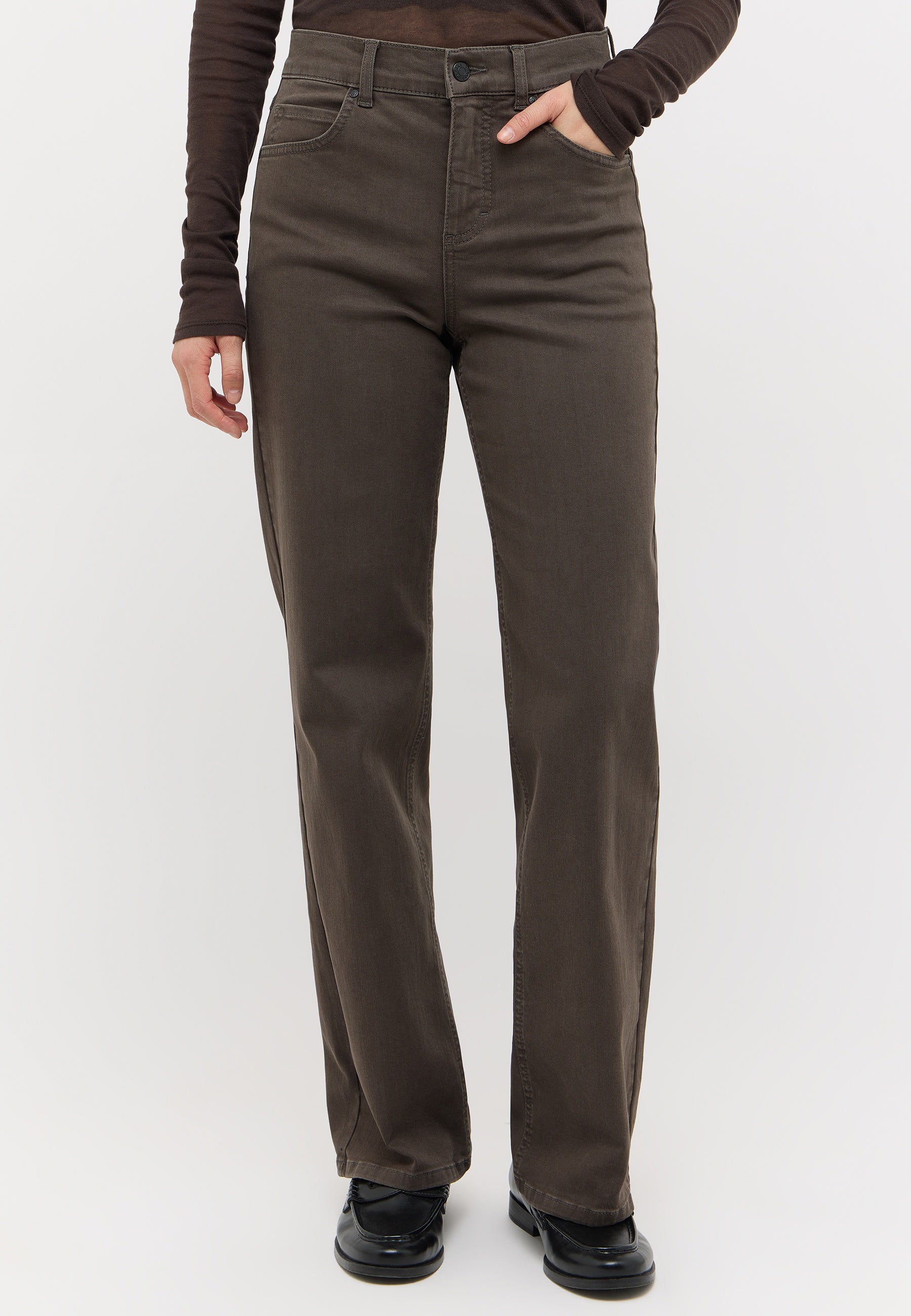 Angels Damen Jeans  Chocolate
