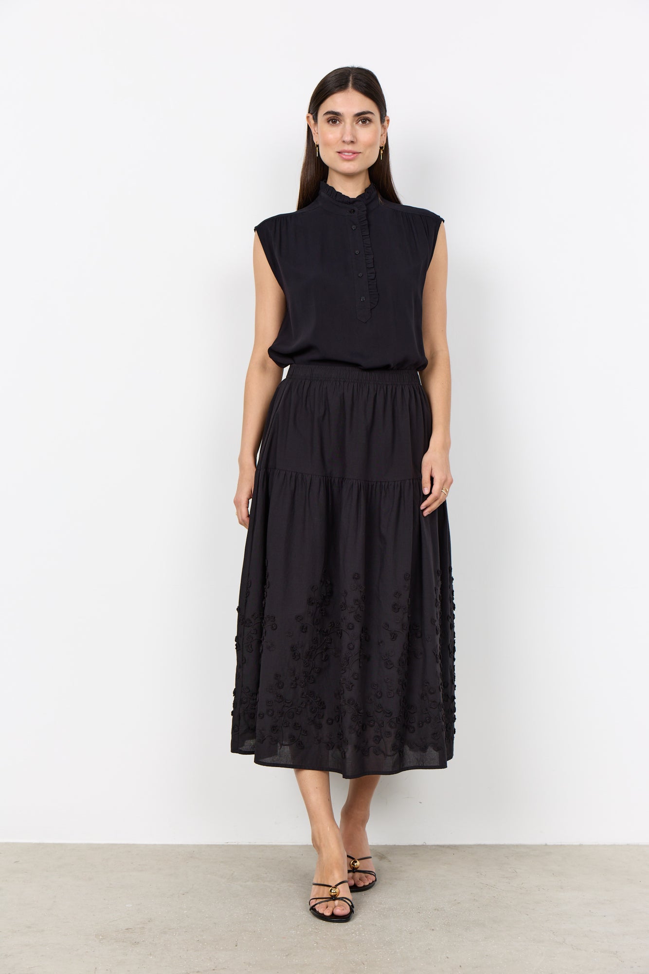 Soya Concept Damen Blusen Black