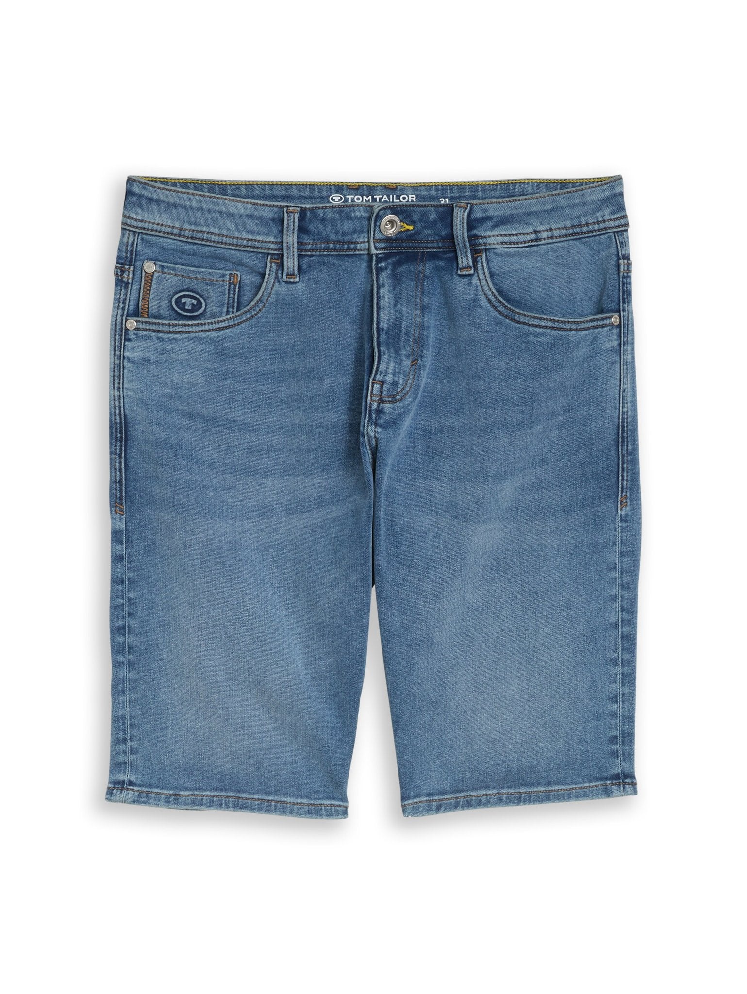 Tom Tailor Herren Shorts Used Light Ston