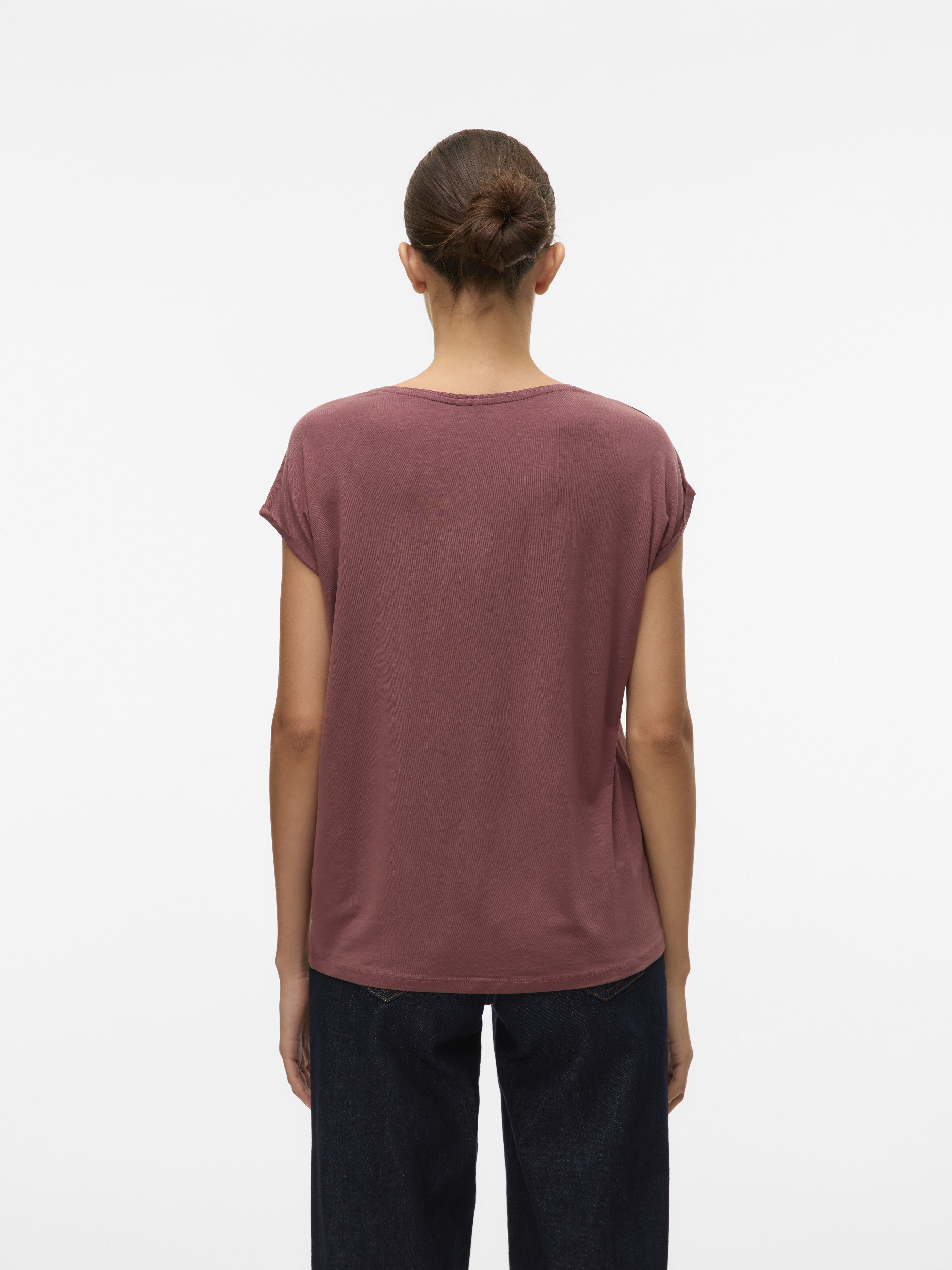 Vero Moda Damen T-Shirts Rose Brown
