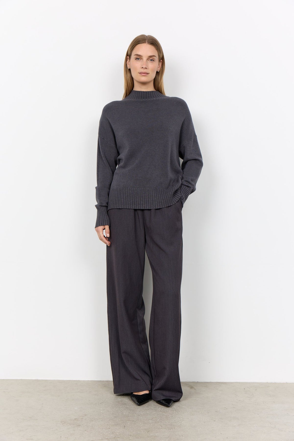 Soya Concept Damen Pullover Dark Earth Mela