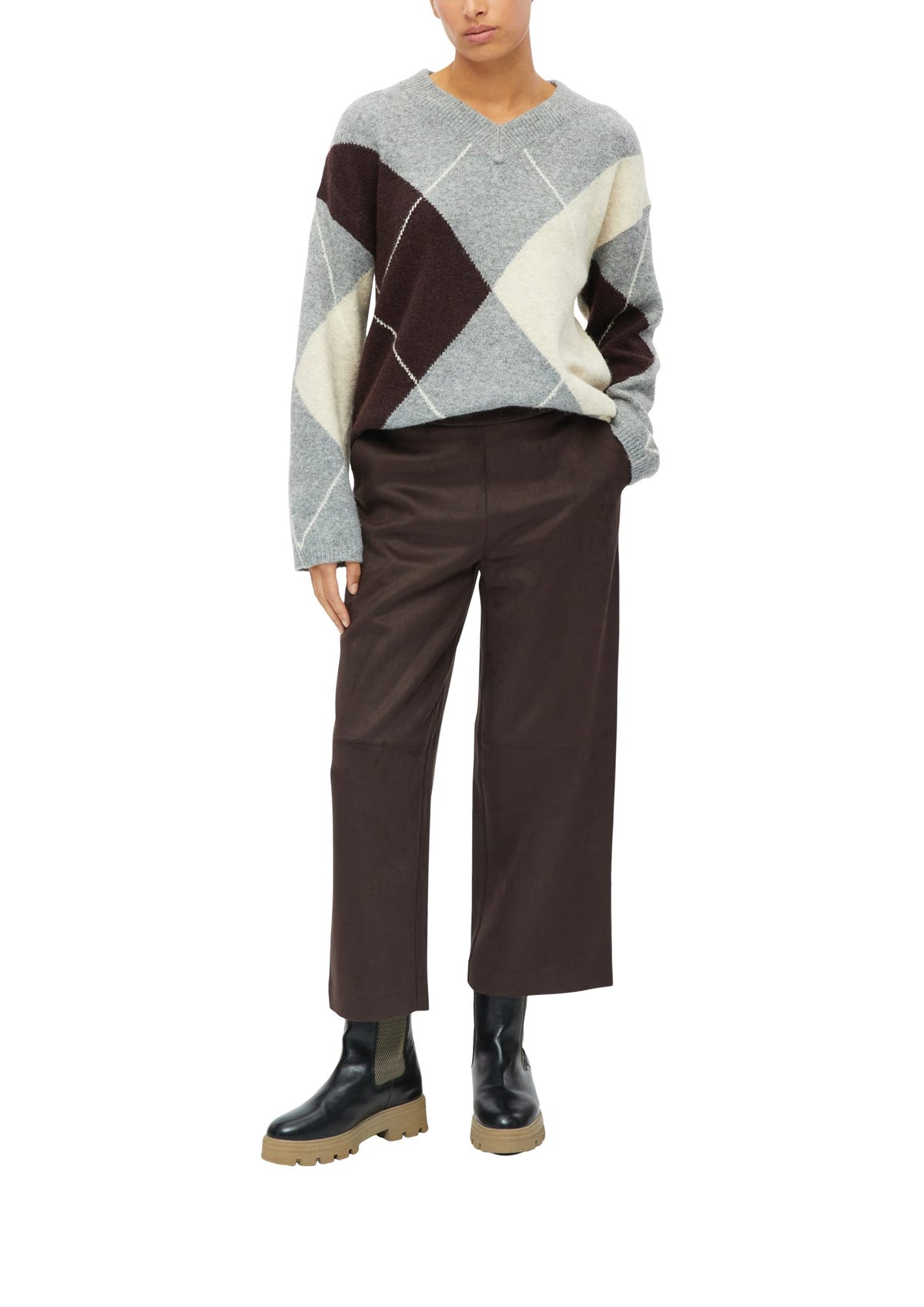 S. Oliver red Damen Shorts Brown