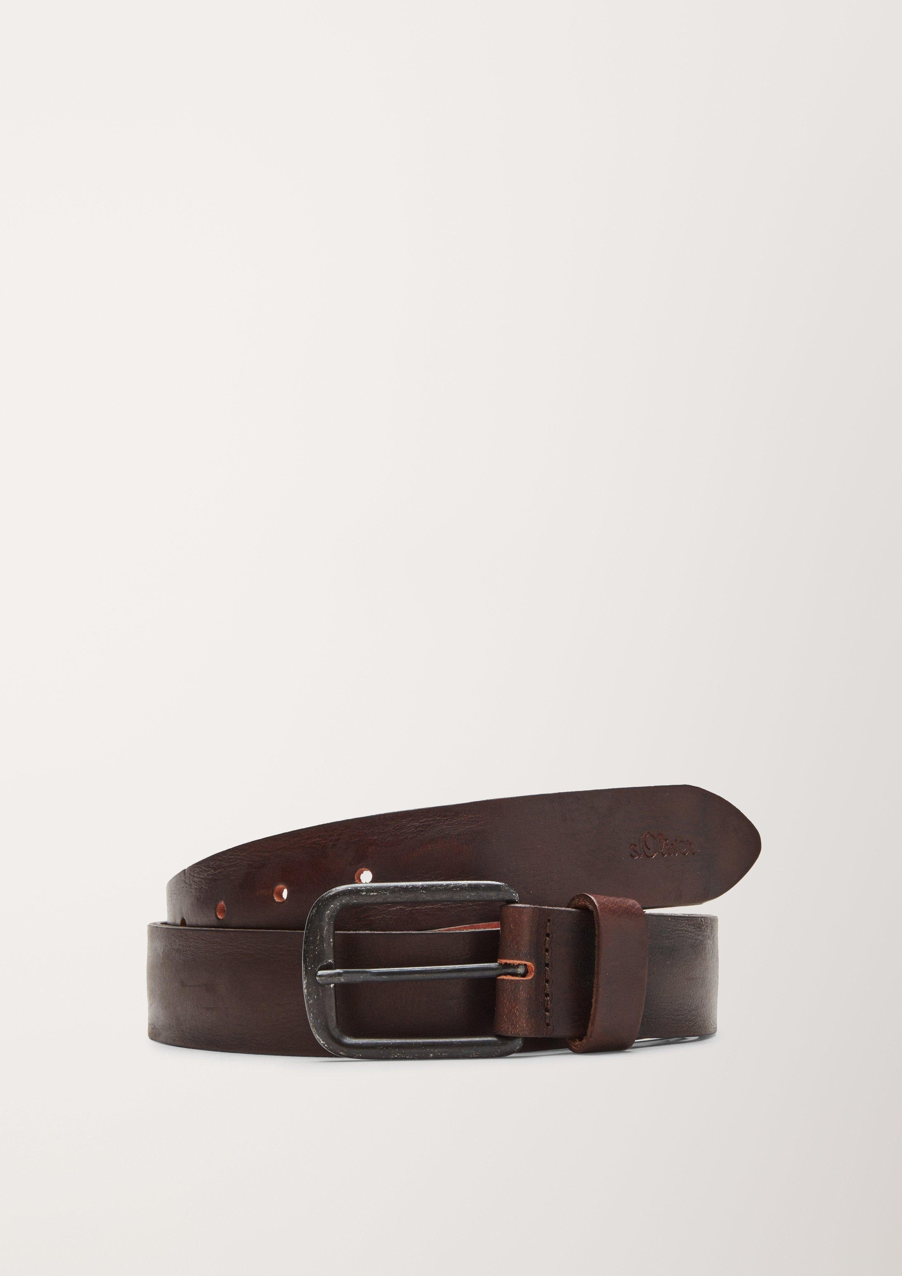 S. Oliver Herren Gürtel Brown