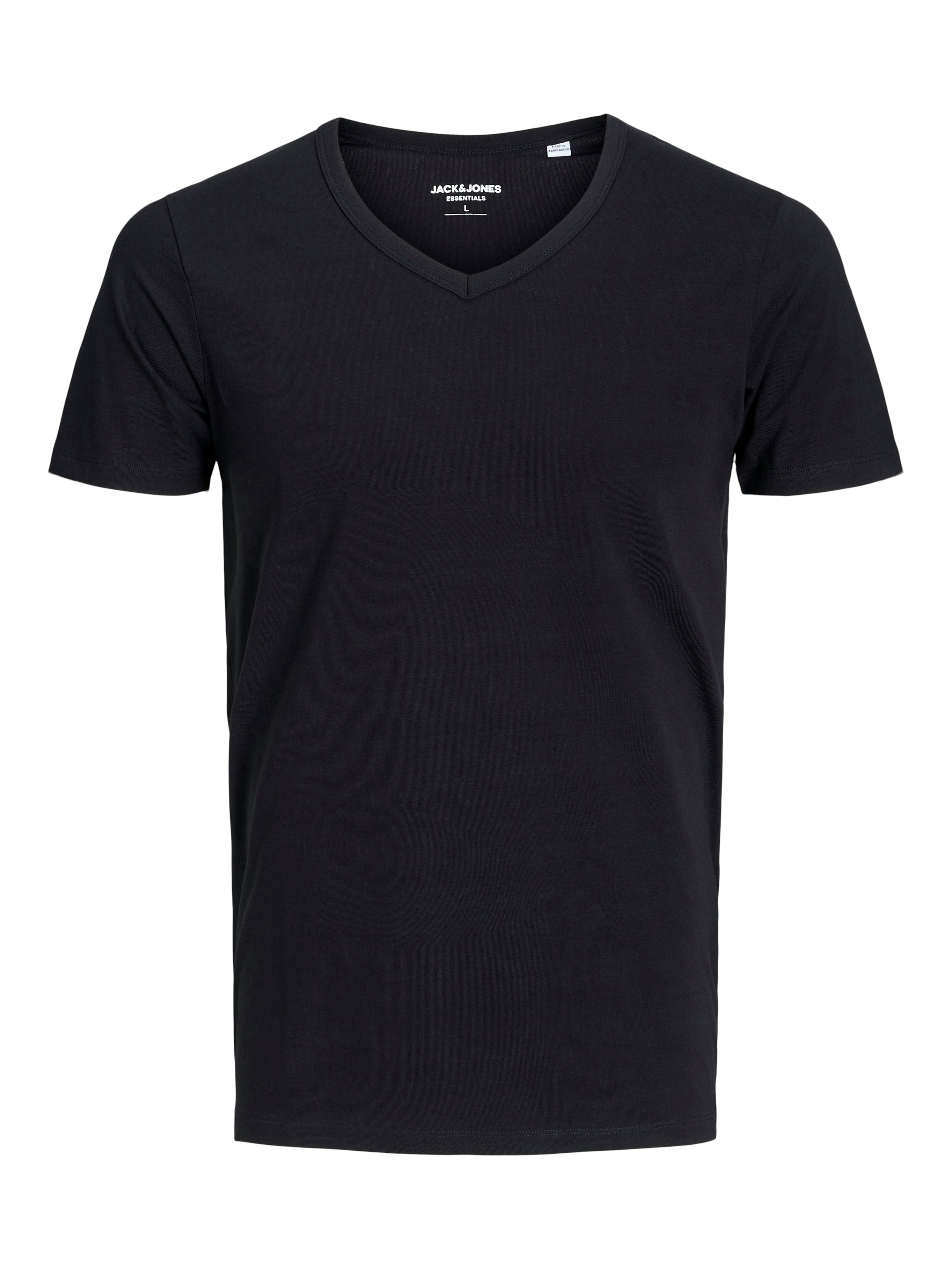 Jack & Jones Herren T-Shirts kurz Black