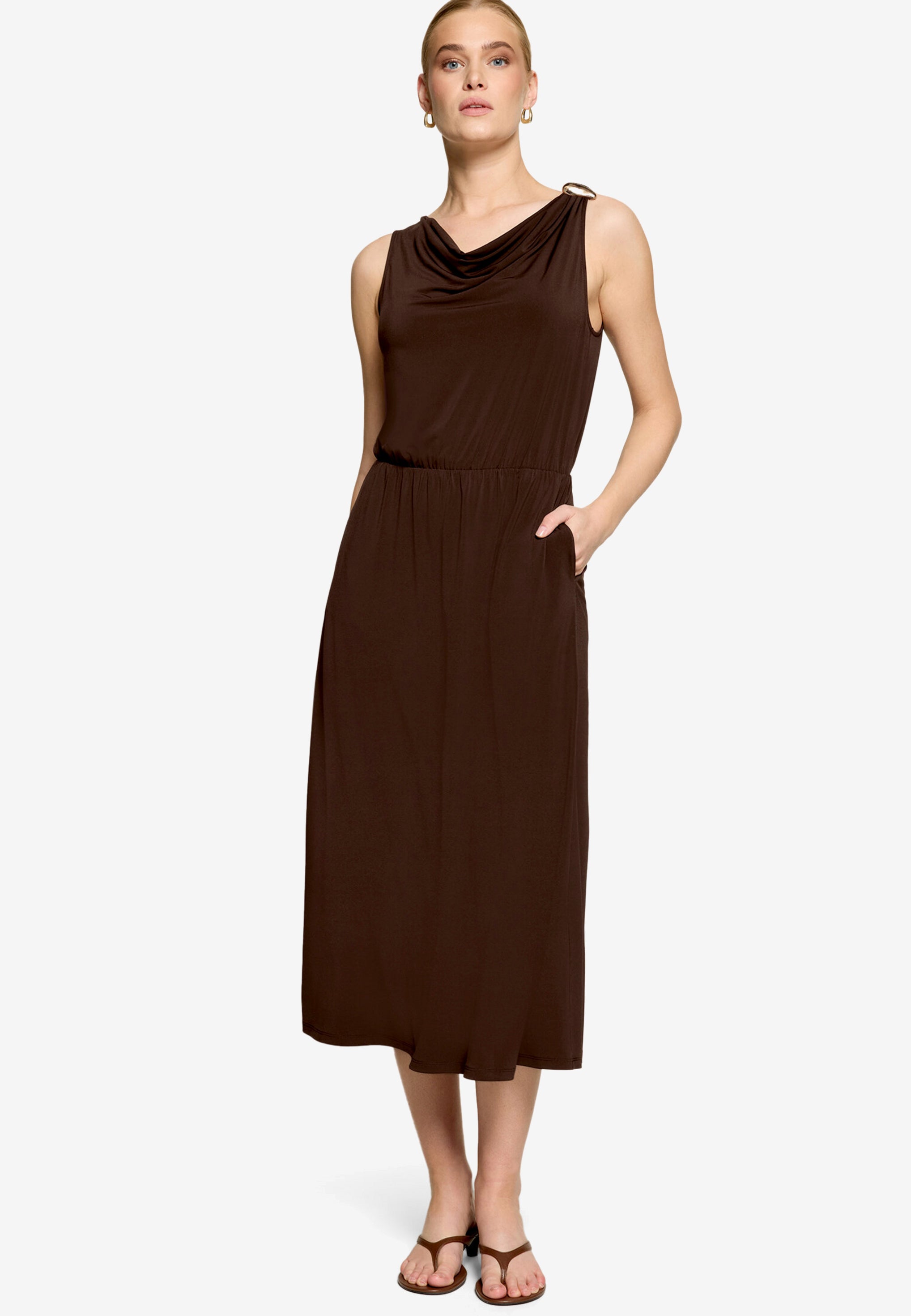 Zero Damen Kleider Chocolate Plum