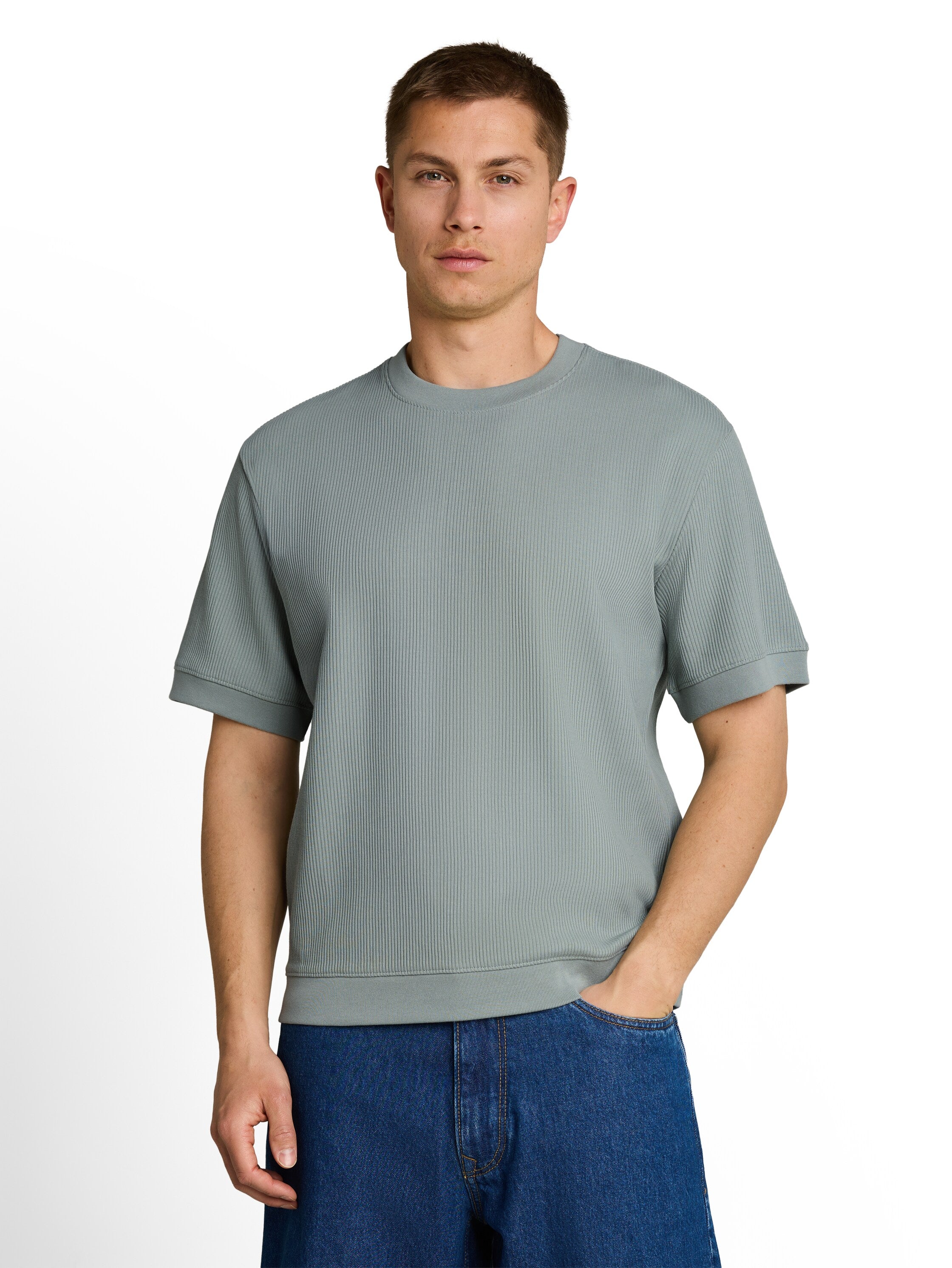 Tom Tailor denim Herren Sweatshirts Green Mist