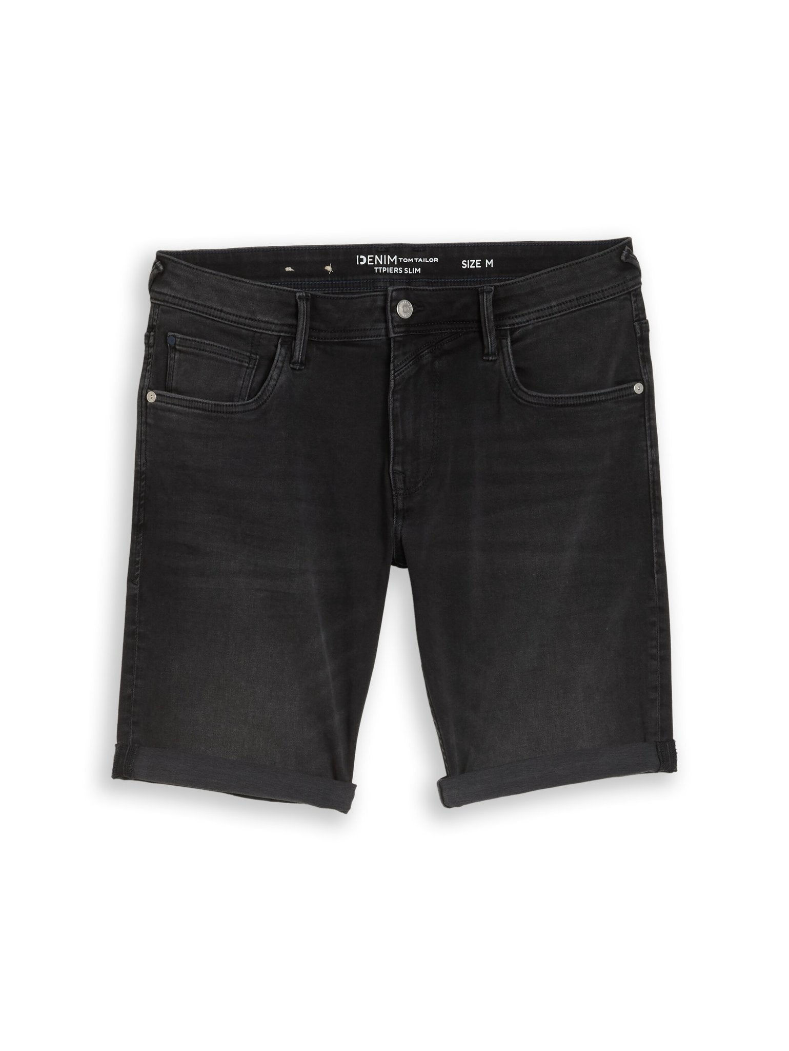 Tom Tailor denim Herren Shorts Used Dark Stone