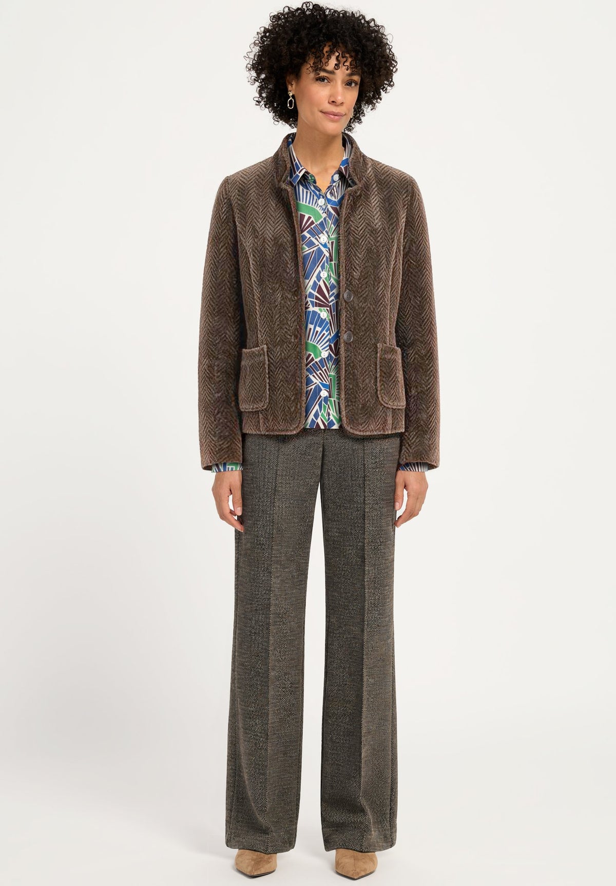 Bianca Damen Blusen Brown Mix