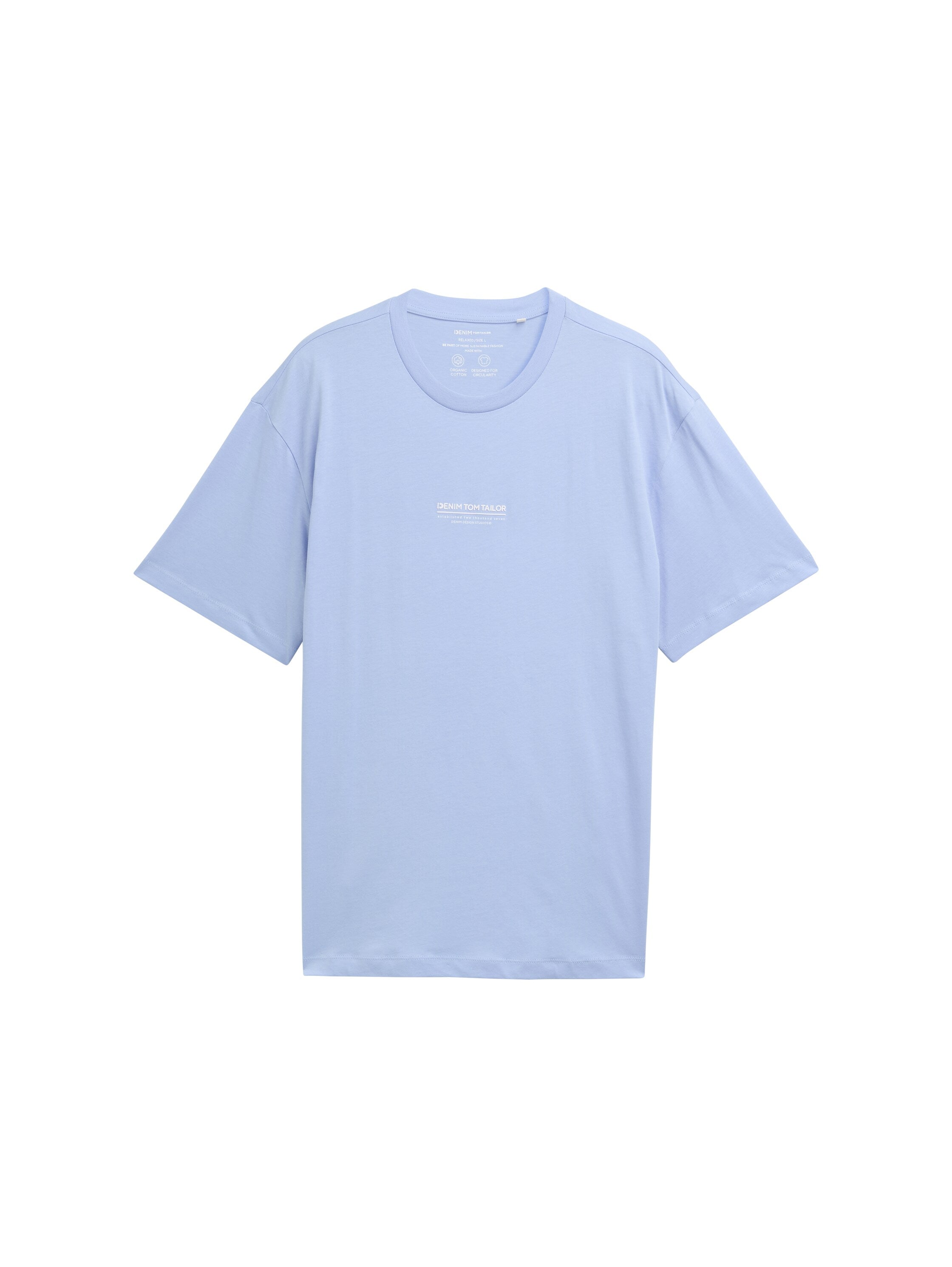 Tom Tailor denim Herren T-Shirts kurz Brunnera Blue