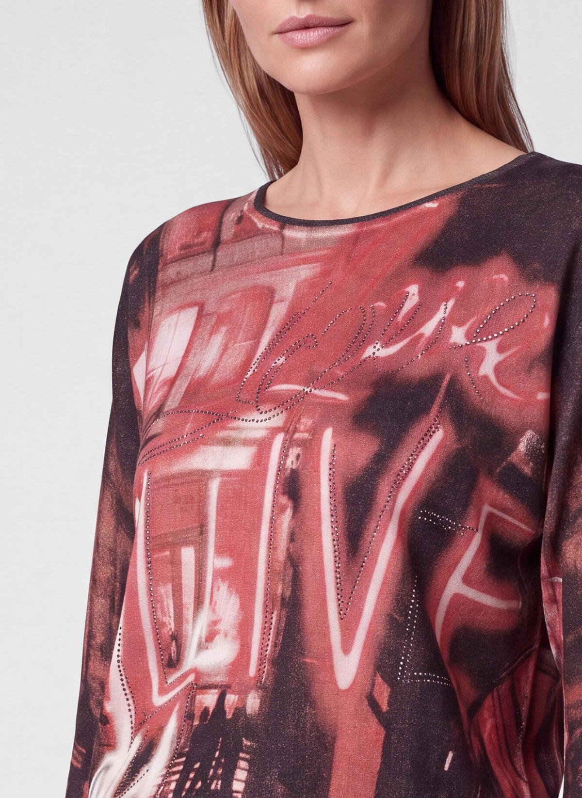 Rabe Damen Pullover Malve