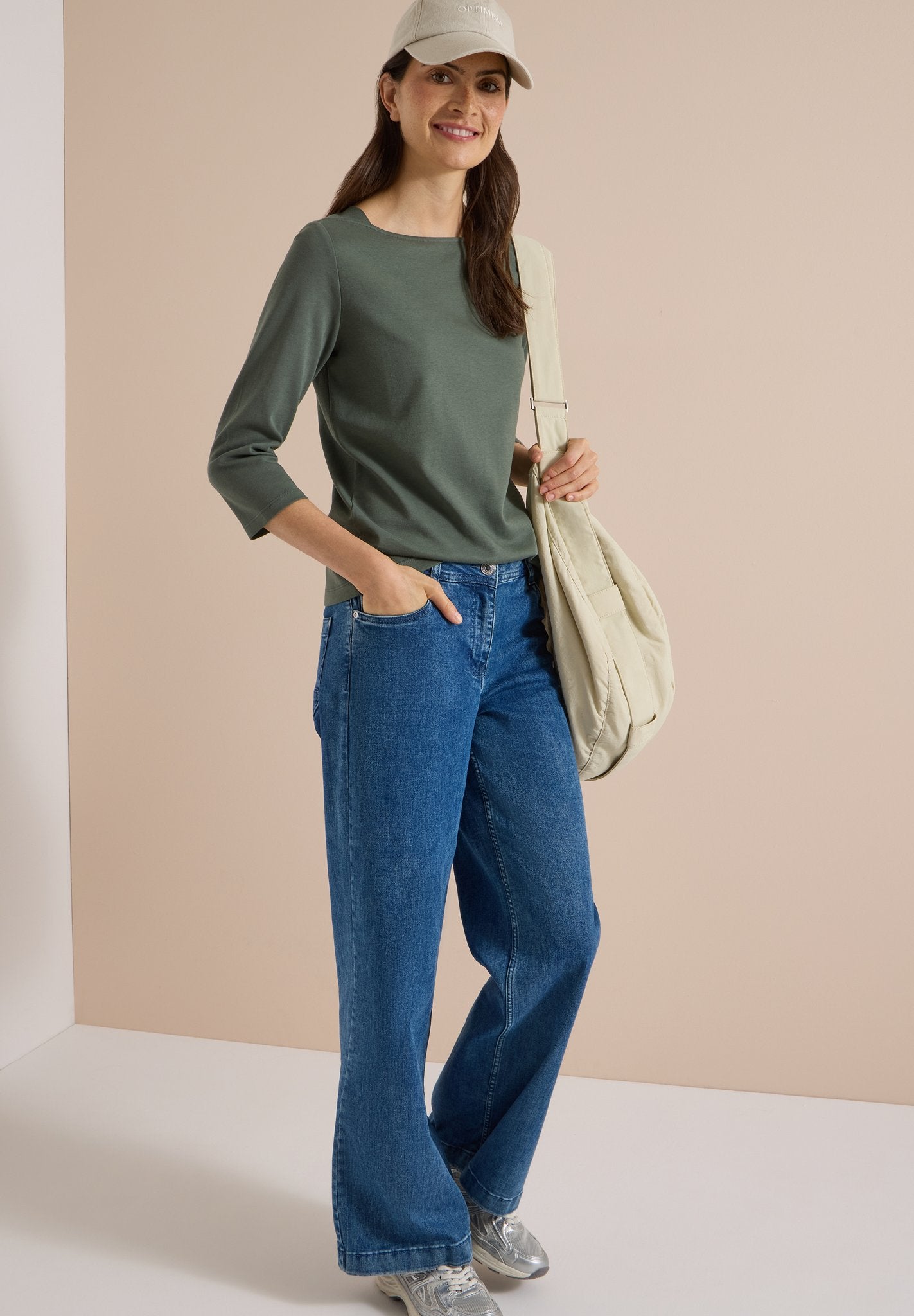 Cecil Damen T-Shirts  Dried Oli