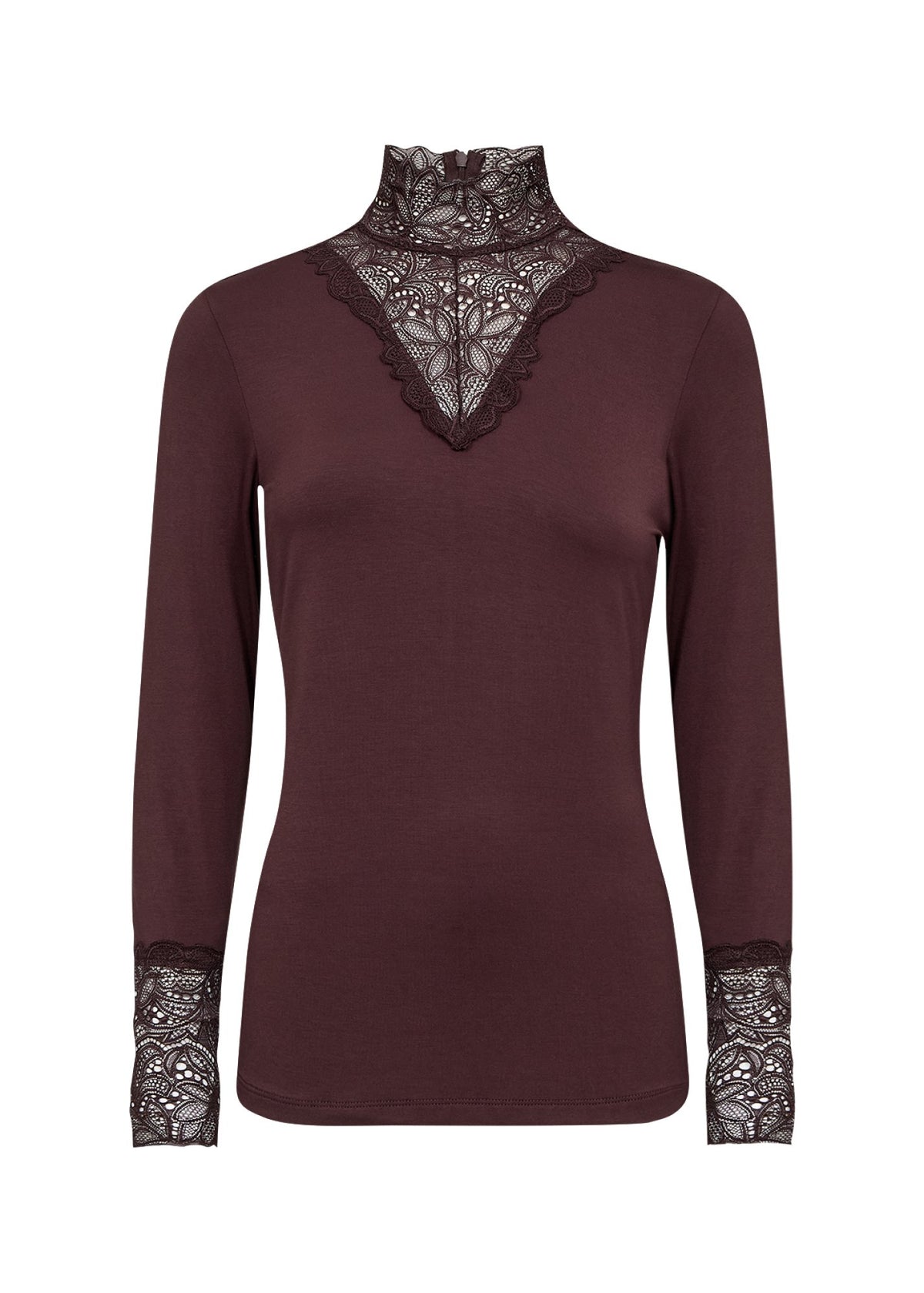 Soya Concept Damen T-Shirts Chocolate Plum