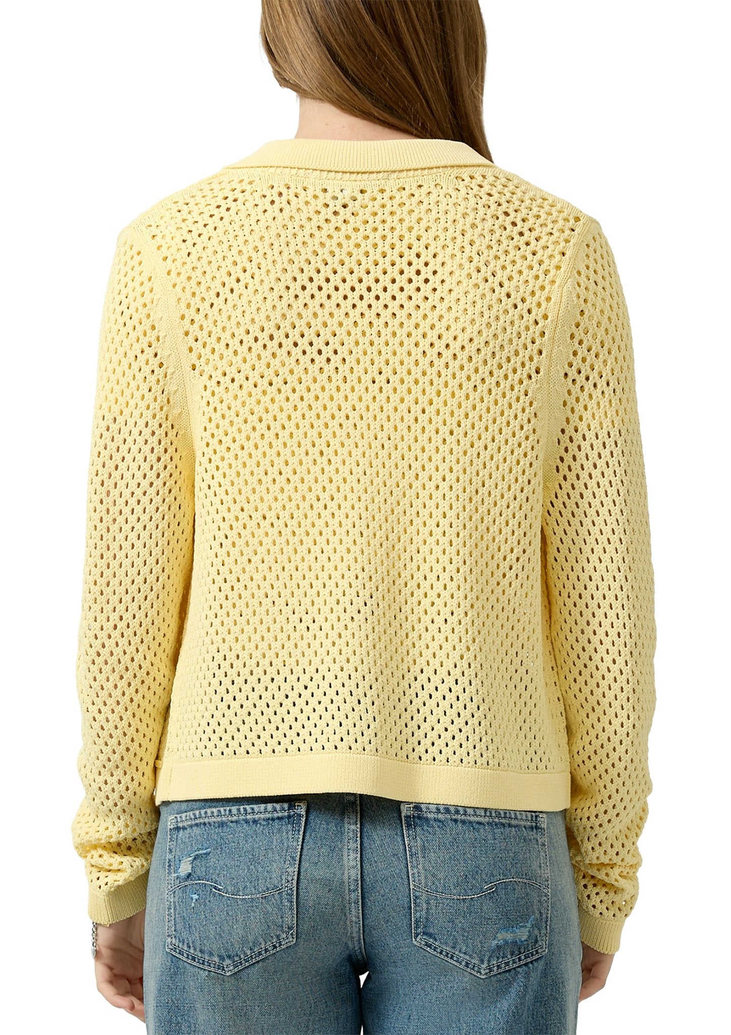 QS by S.Oliver Damen Strickjacken Yellow