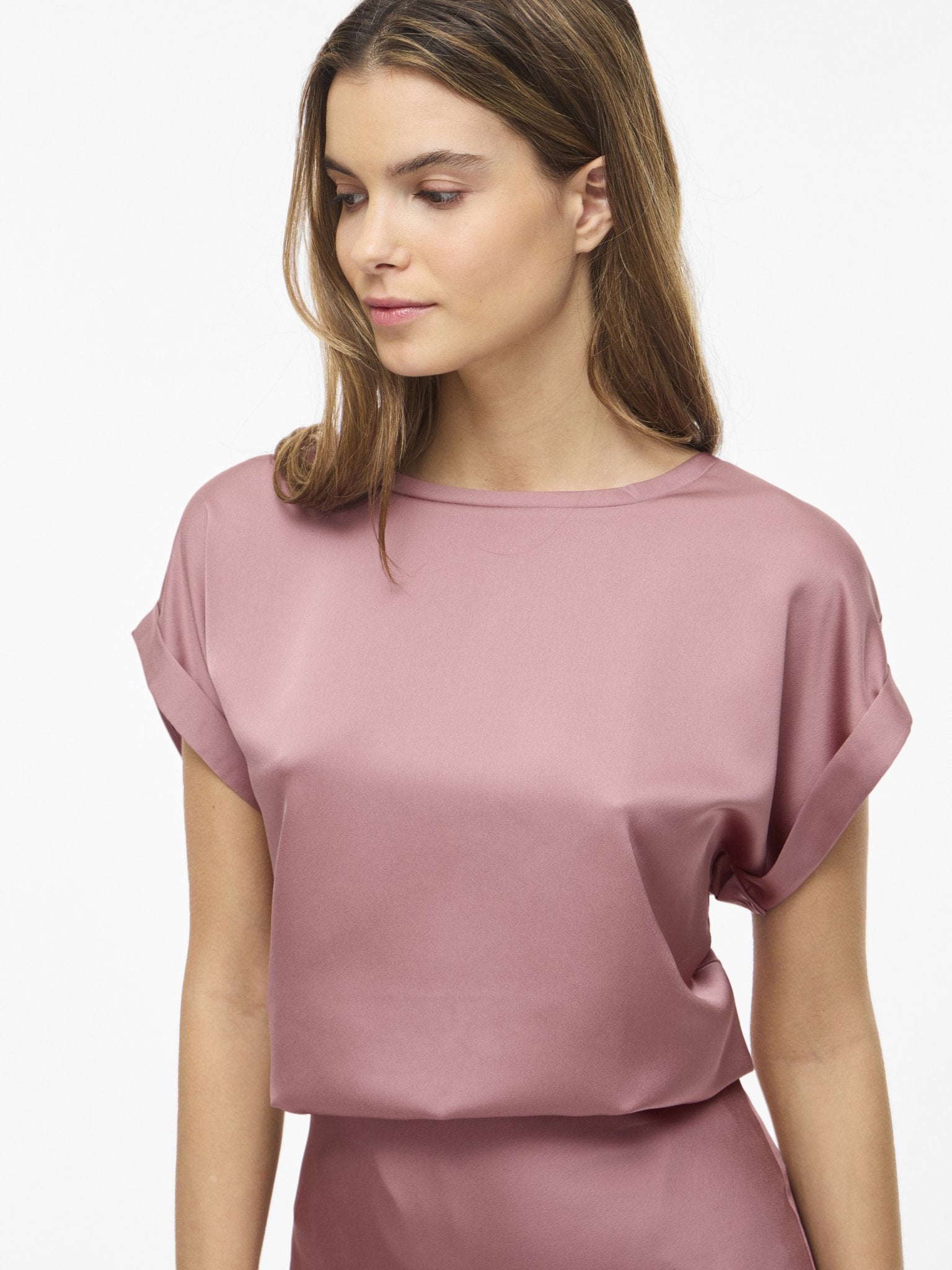 Vila Damen Tops Nostalgia Rose