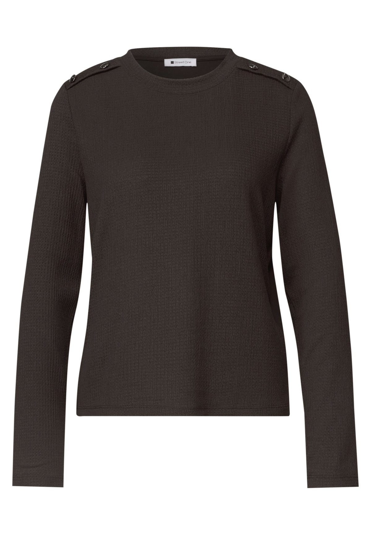 Street One Damen T-Shirts  Black Cof