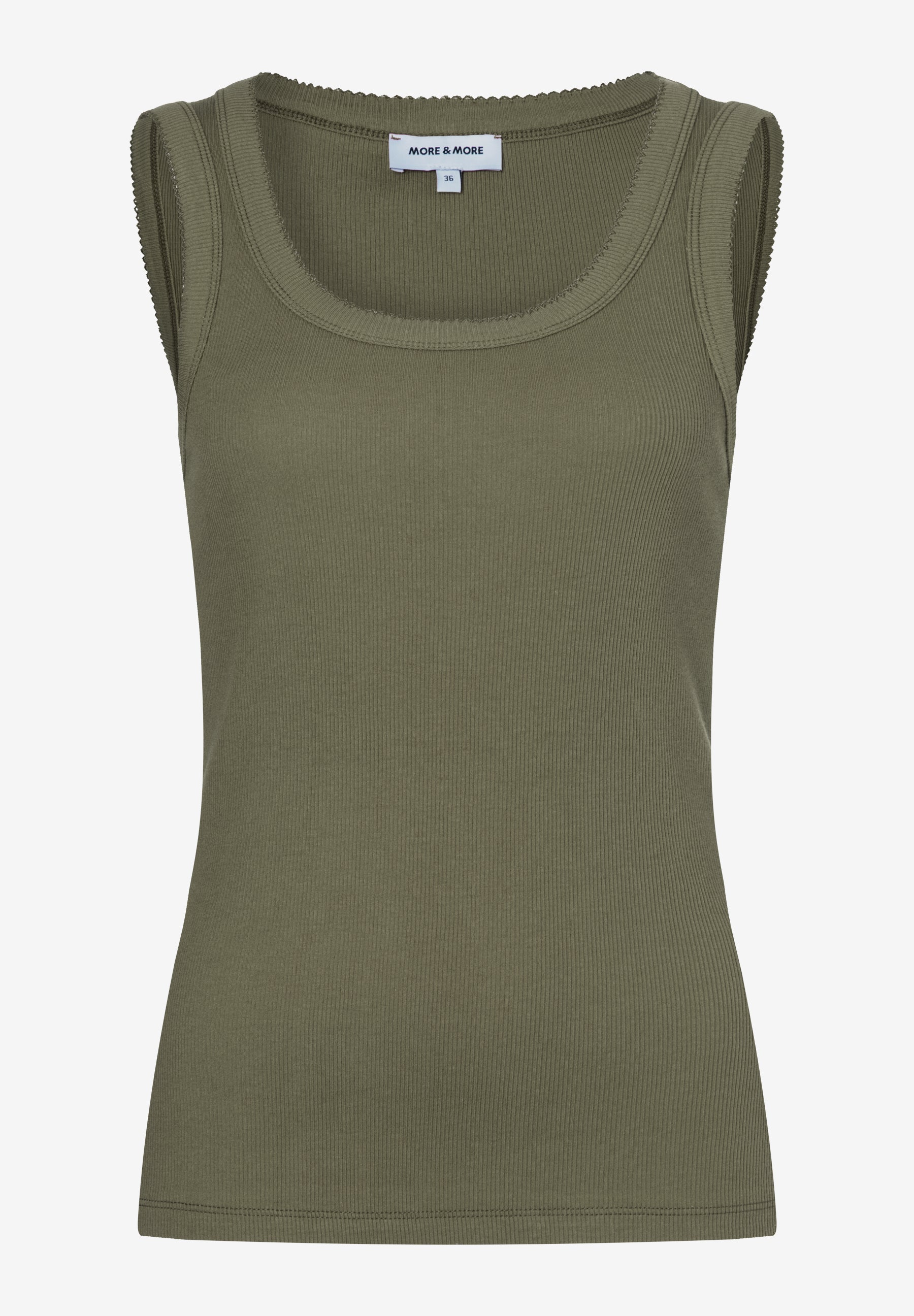 More & More Damen Tops  Jungle Gre