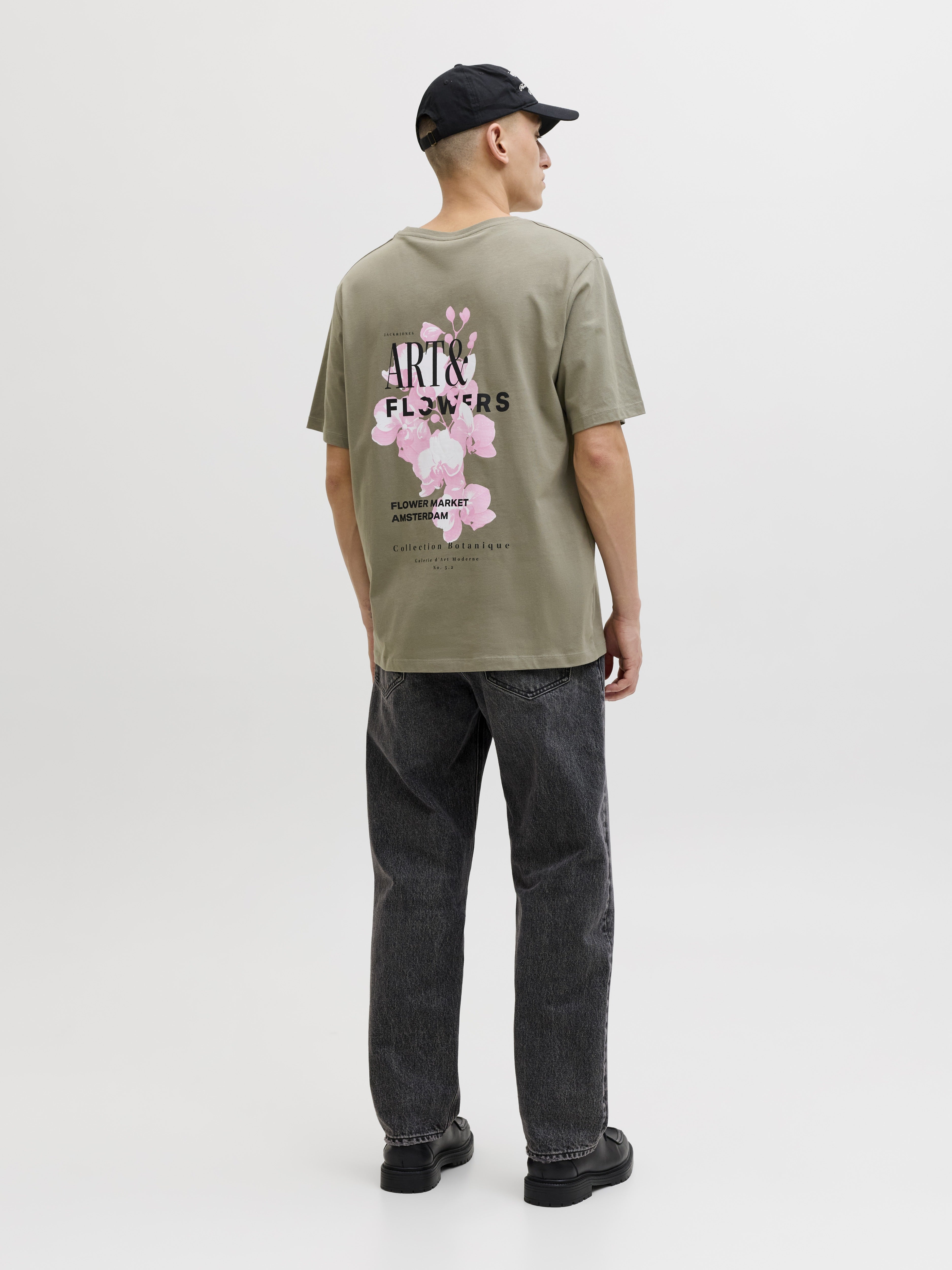 Jack & Jones Herren T-Shirts kurz Vetiver