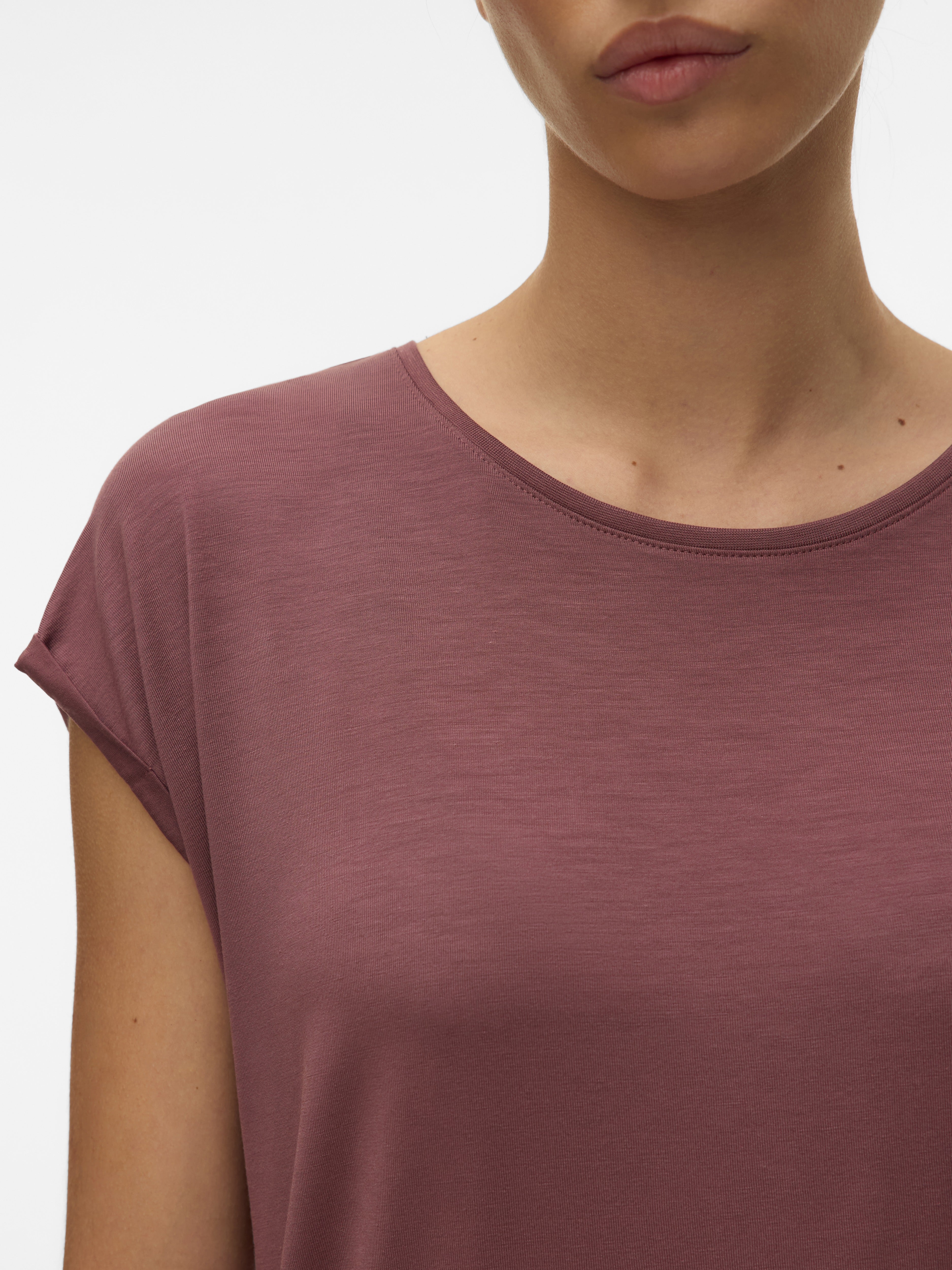 Vero Moda Damen T-Shirts Rose Brown