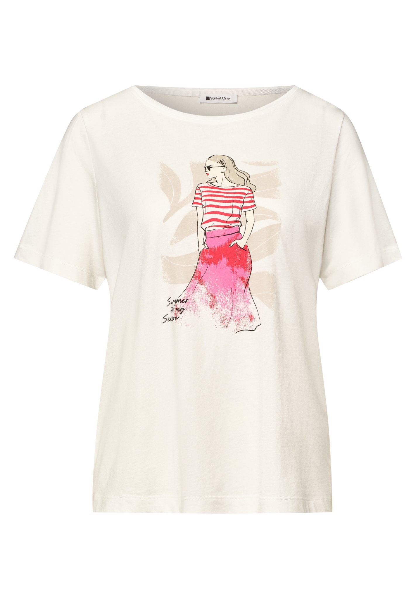 Street One Damen T-Shirts  Off White