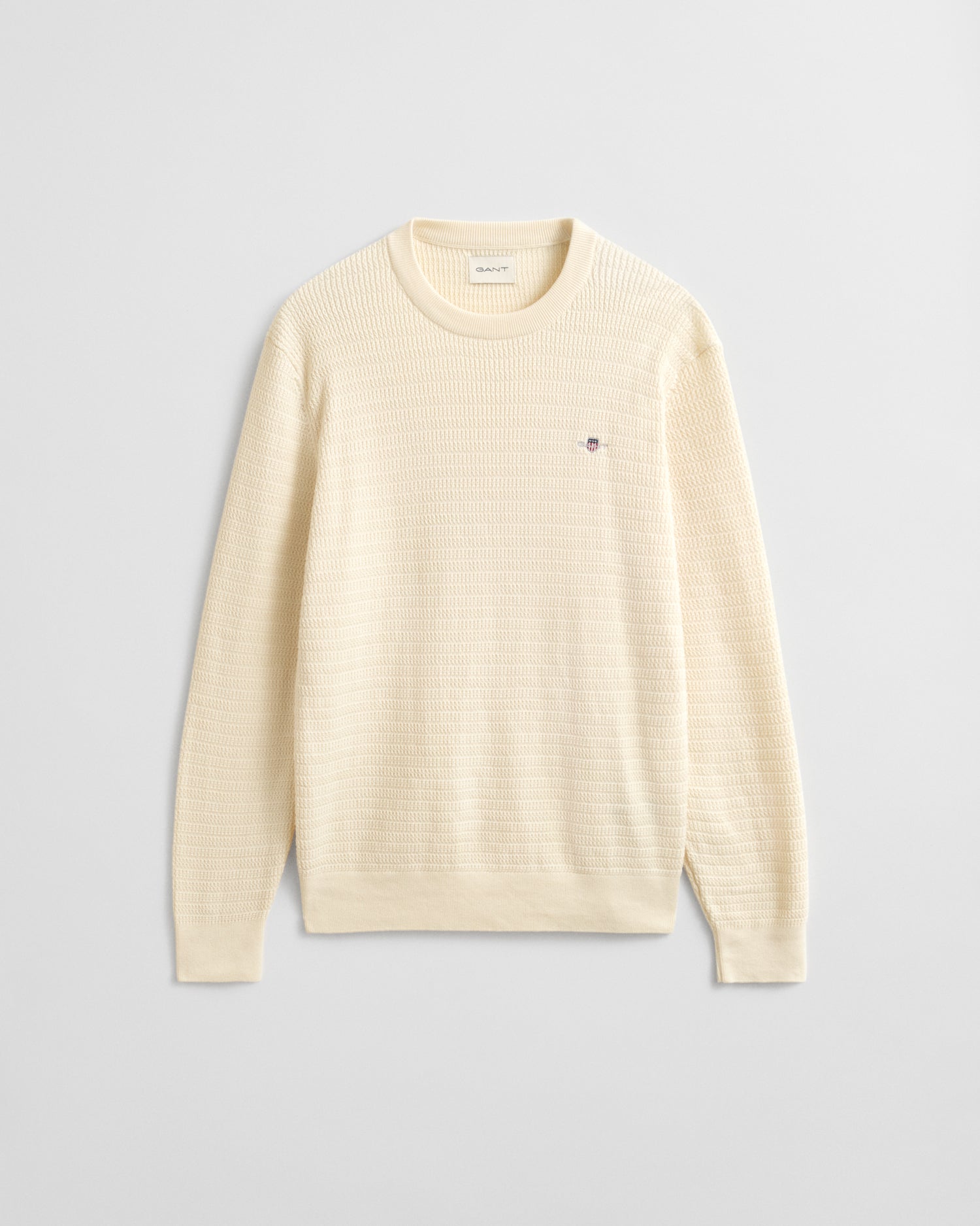 Gant Herren Pullover  Cream
