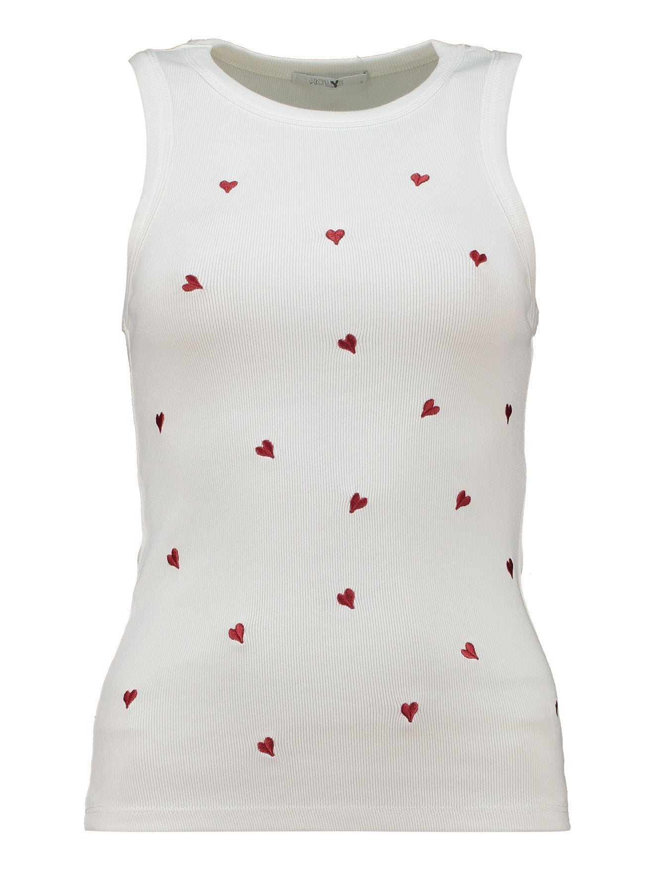 Haily's Damen T-Shirts Offwhite/Red He