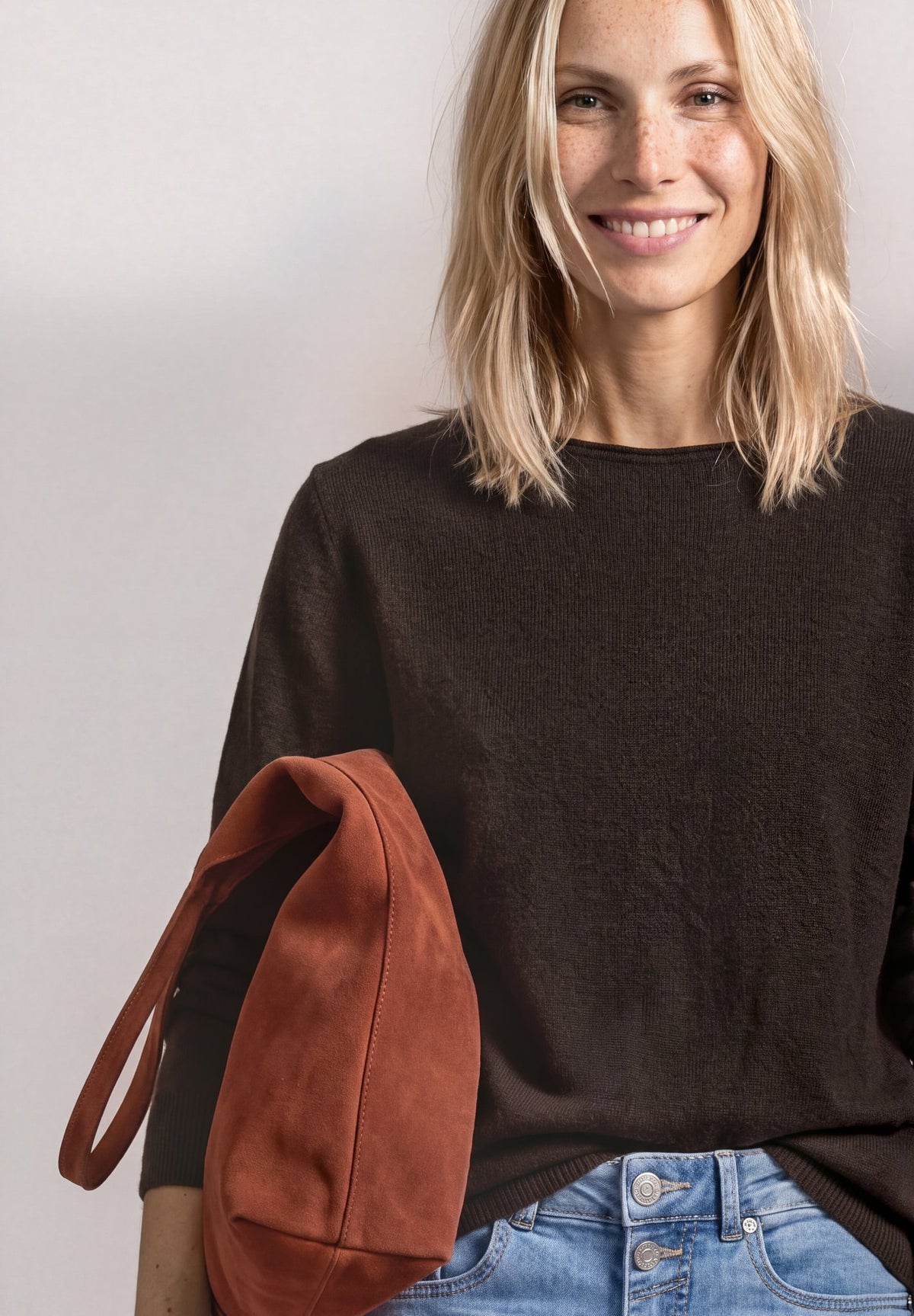 Street One Damen Pullover Black Cof