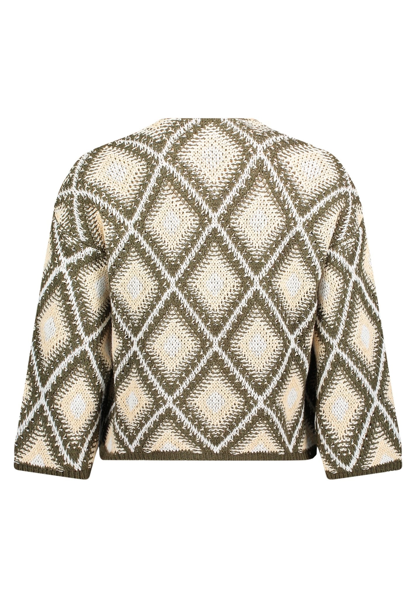 Cartoon Damen Strickjacken Khaki/Beige