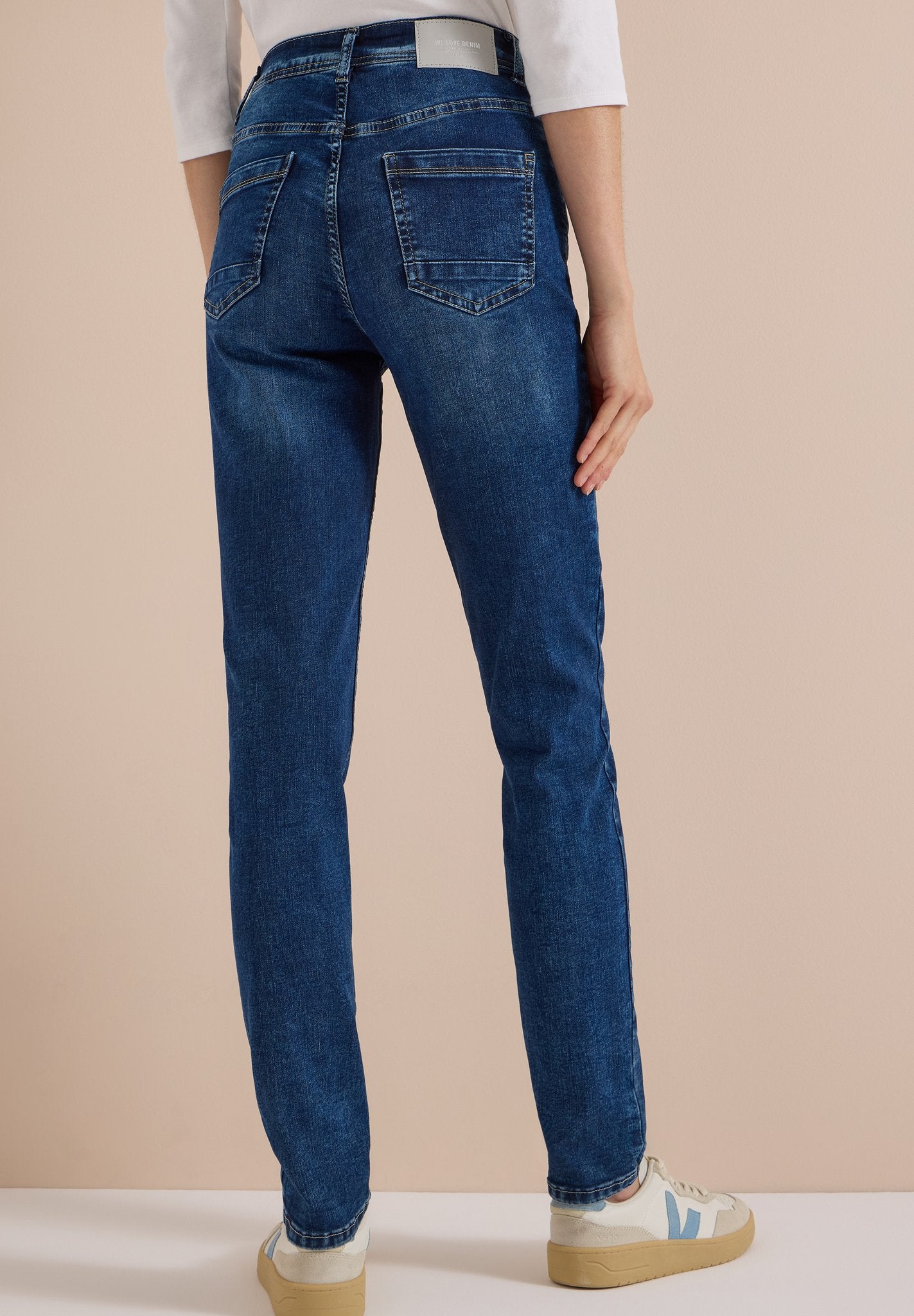 Cecil Damen Hosen  Mid Blue