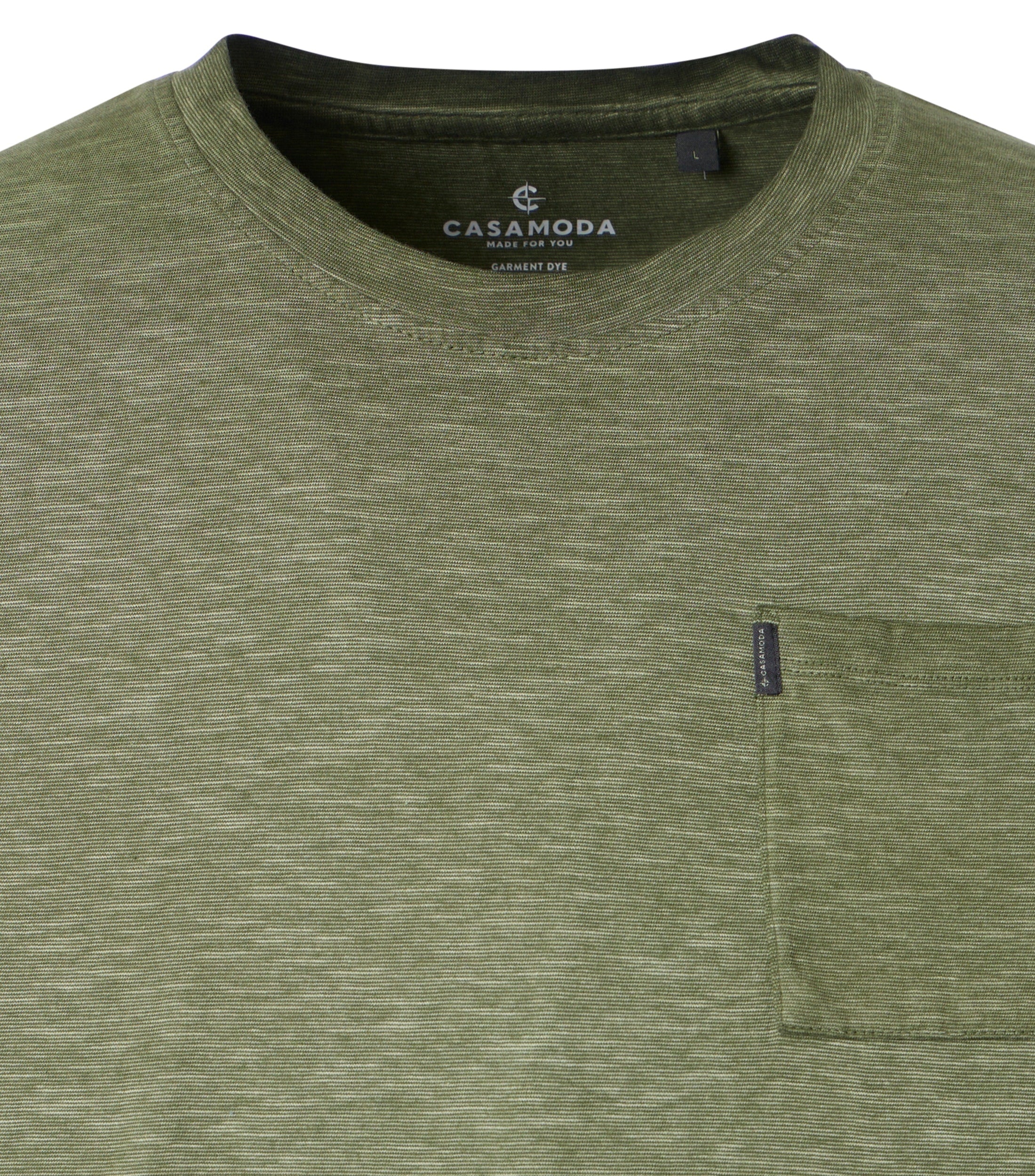 Casa Moda Herren T-Shirts kurz  Gruen