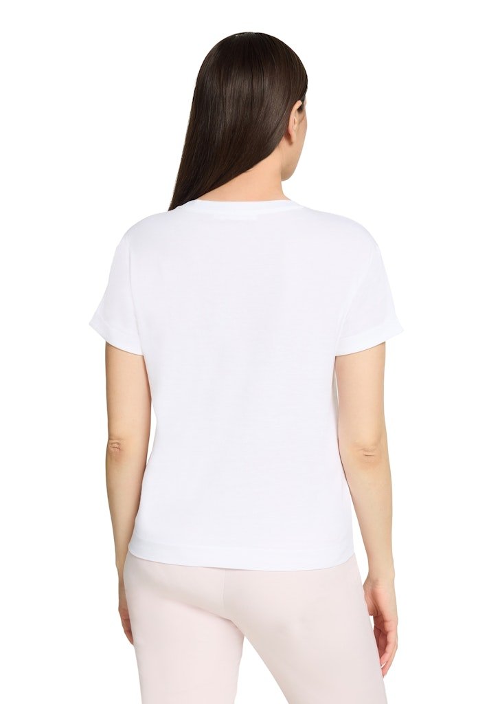 Betty & Co Damen T-Shirts Patch White/Sil