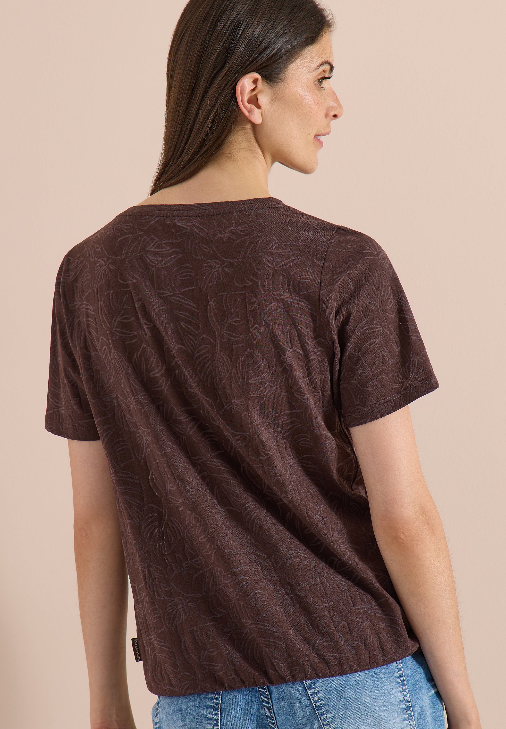 Cecil Damen T-Shirts  Brown Cac