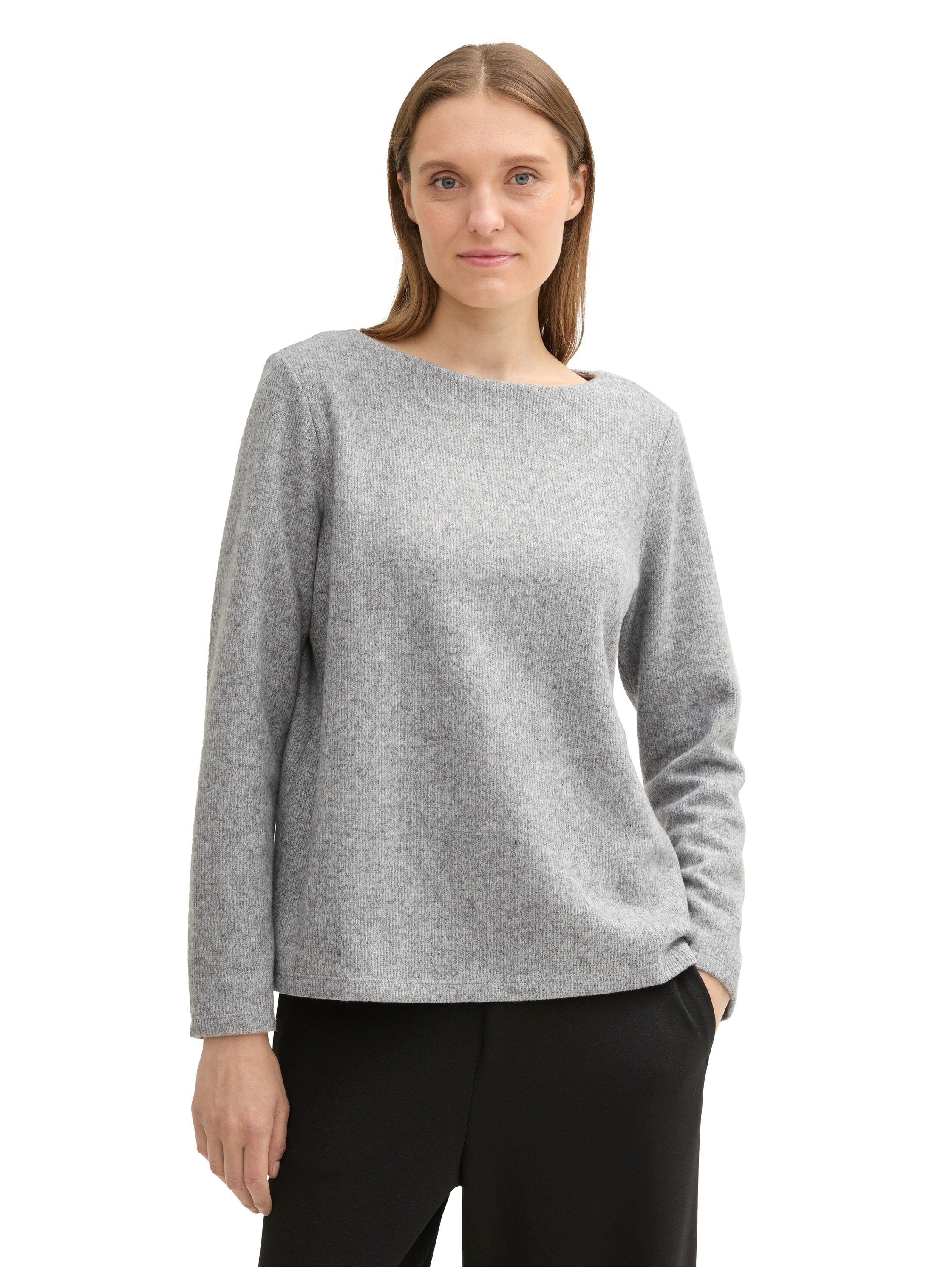 Tom Tailor Damen Sweatshirts Medium Silver G