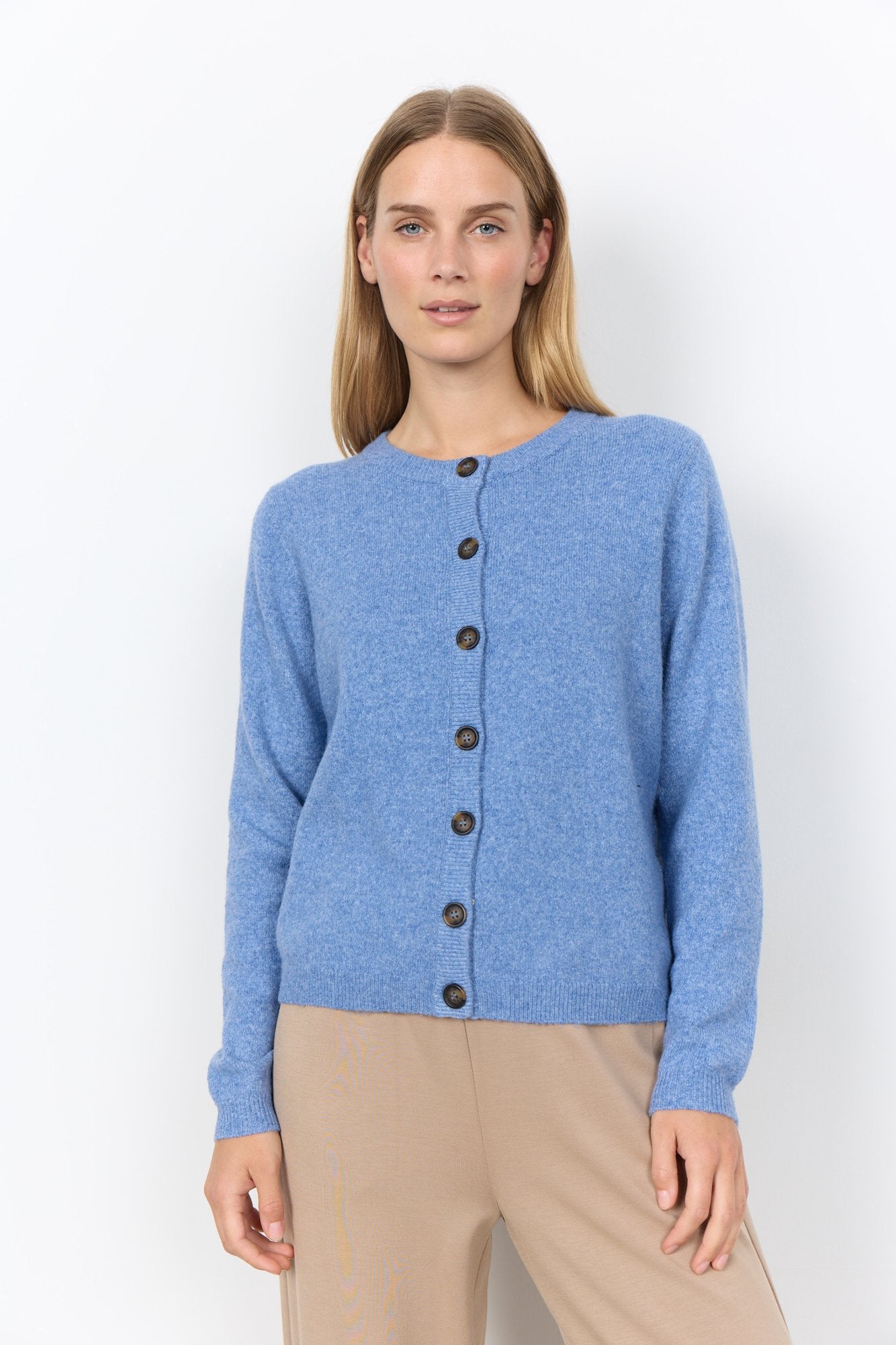 Soya Concept Damen Strickjacken Tempest Melange