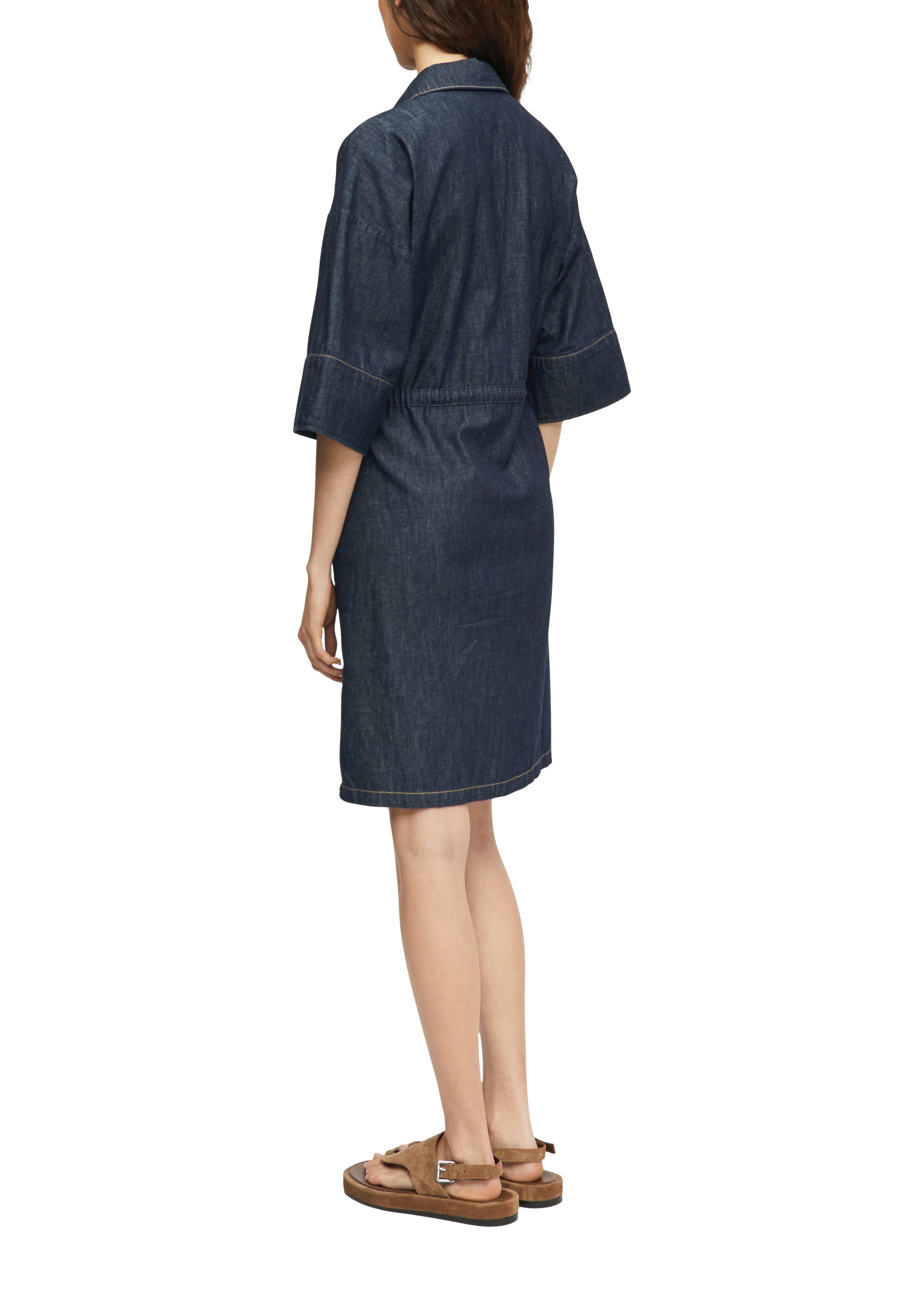 Comma Damen Kleider Blue