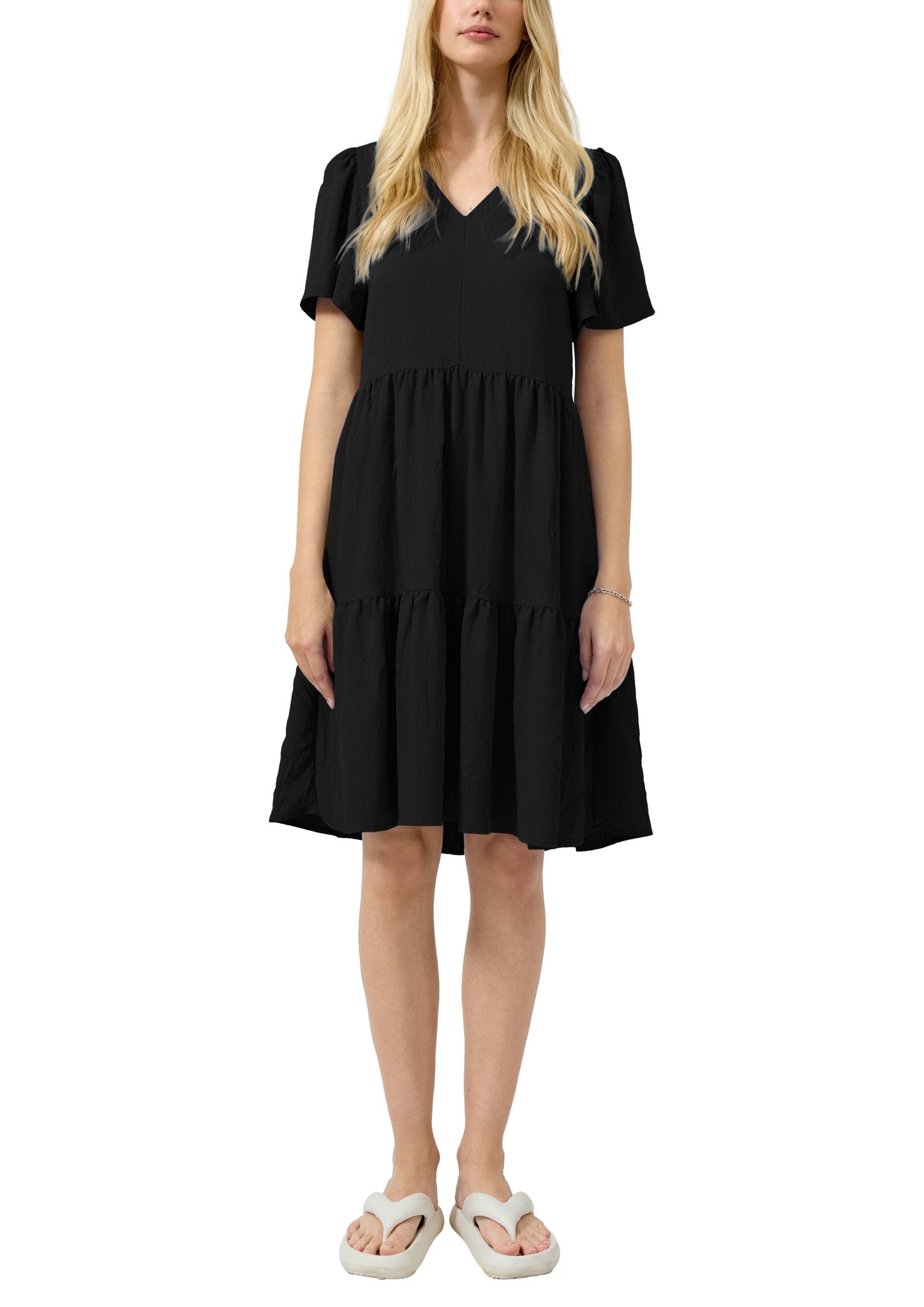 QS by S.Oliver Damen Kleider Grey/Black