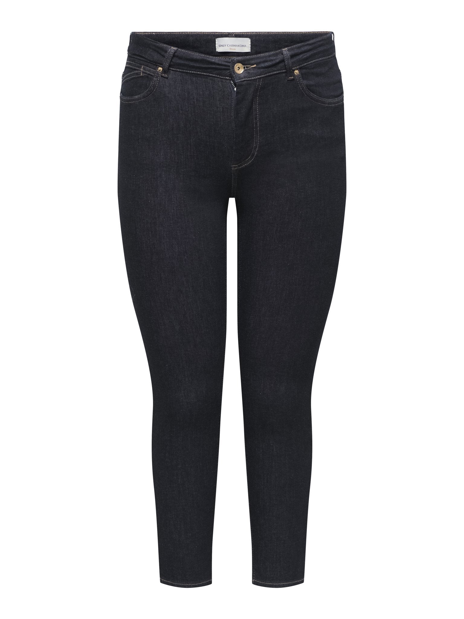 Only Carmakoma Damen Jeans Dark Blue Denim