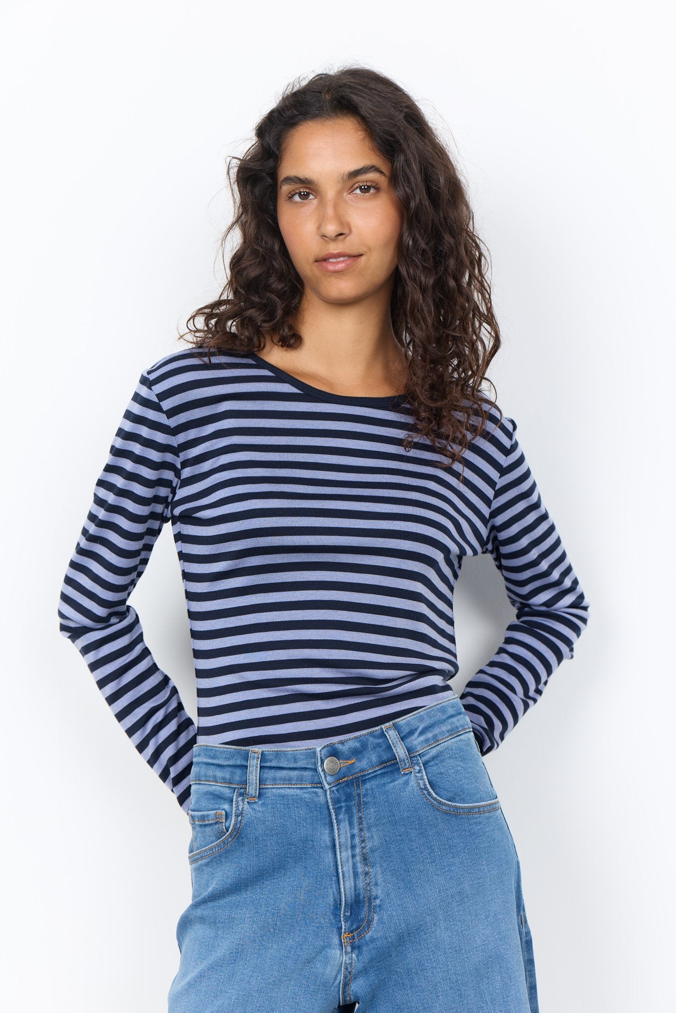 Soya Concept Damen T-Shirts Tempest Combi