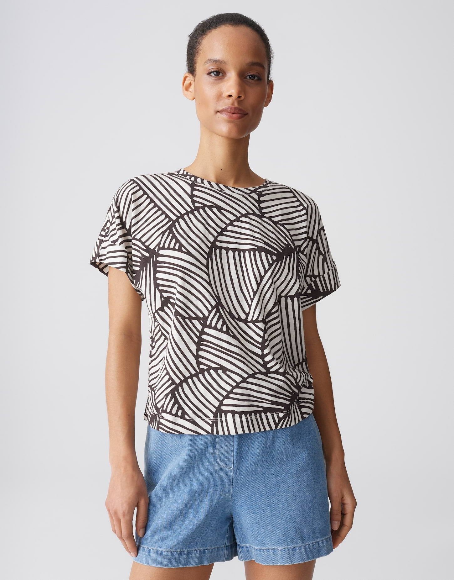 Opus Damen T-Shirts Affogato