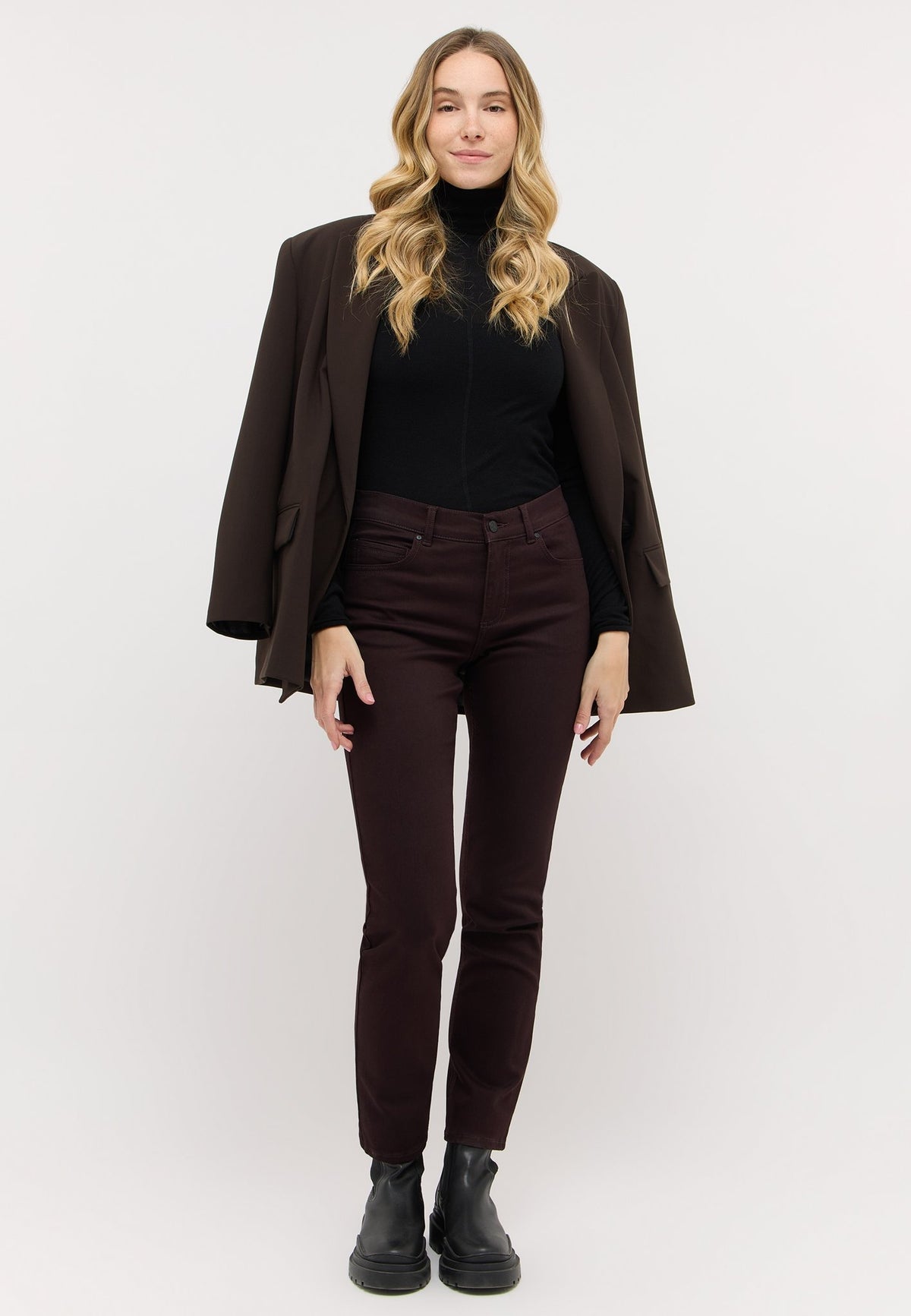 Angels Damen Jeans Deep Wine