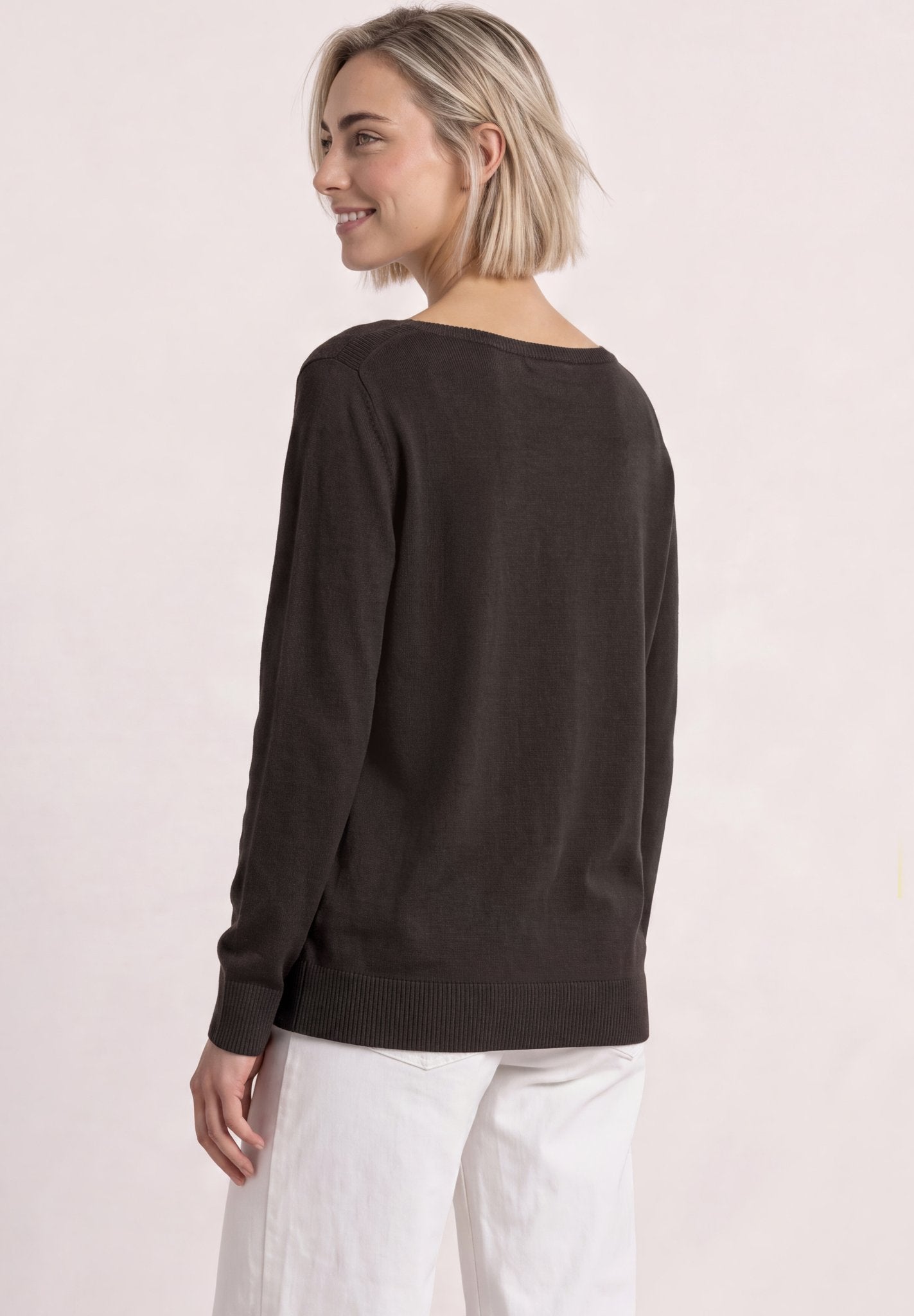 Street One Damen Pullover Black Cof