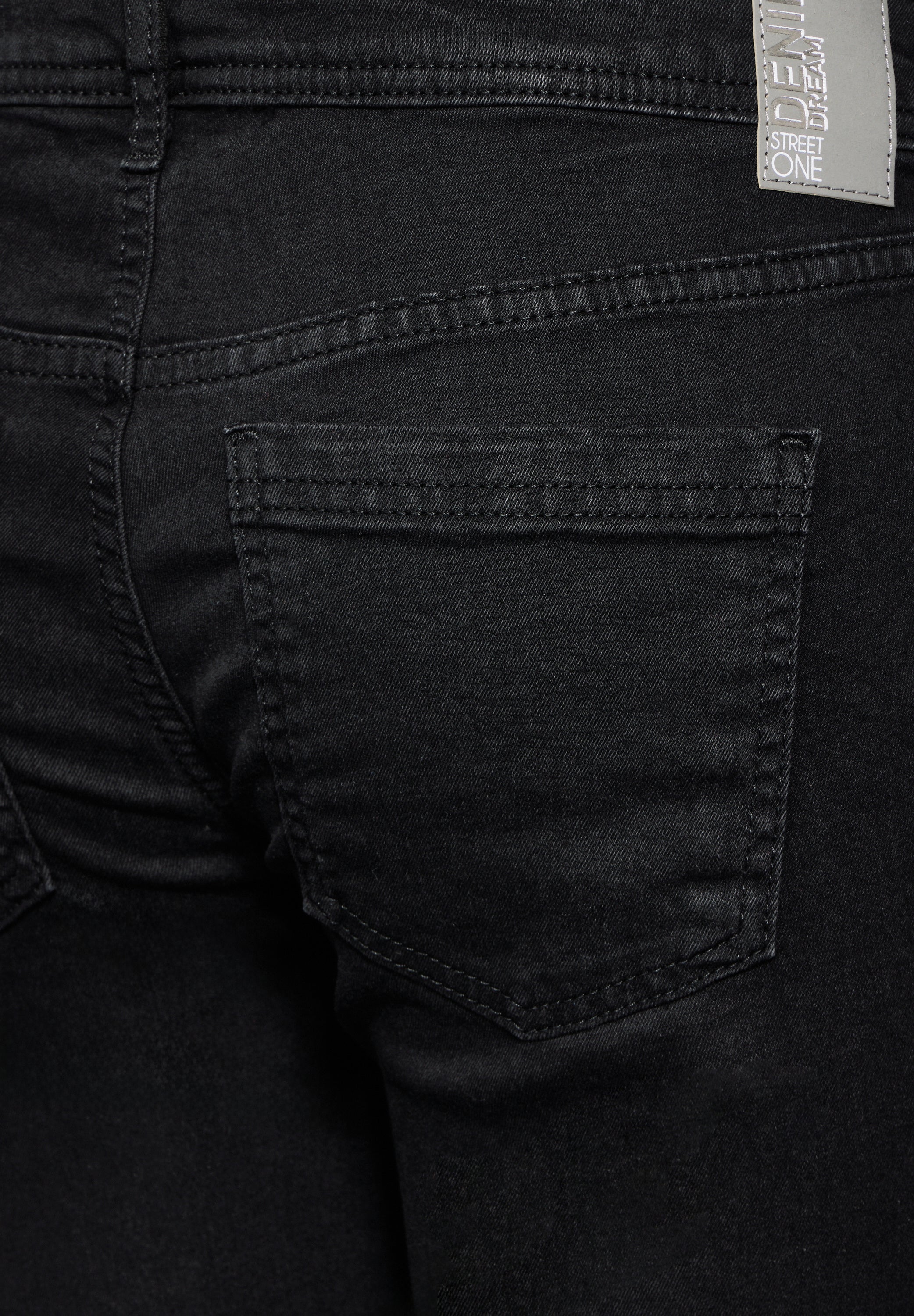 Street One Damen Hosen Deep Blac
