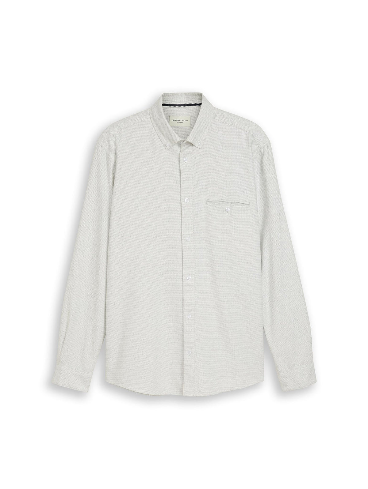 Tom Tailor Herren Hemden lang White Based Gre
