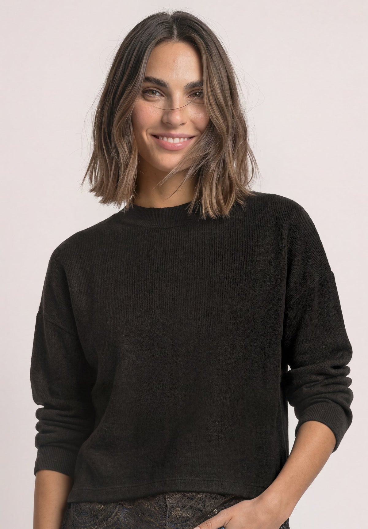 Street One Damen T-Shirts  Black Cof