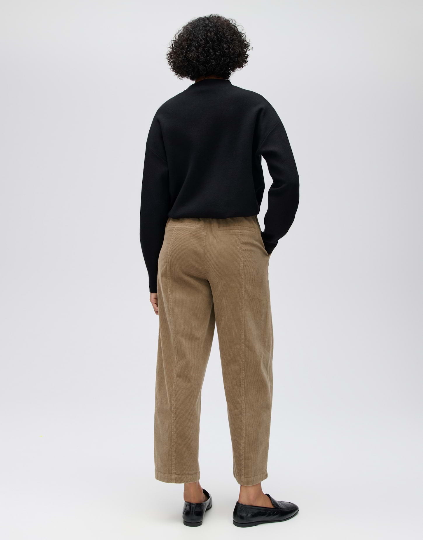 Opus Damen Hosen Light Mocca
