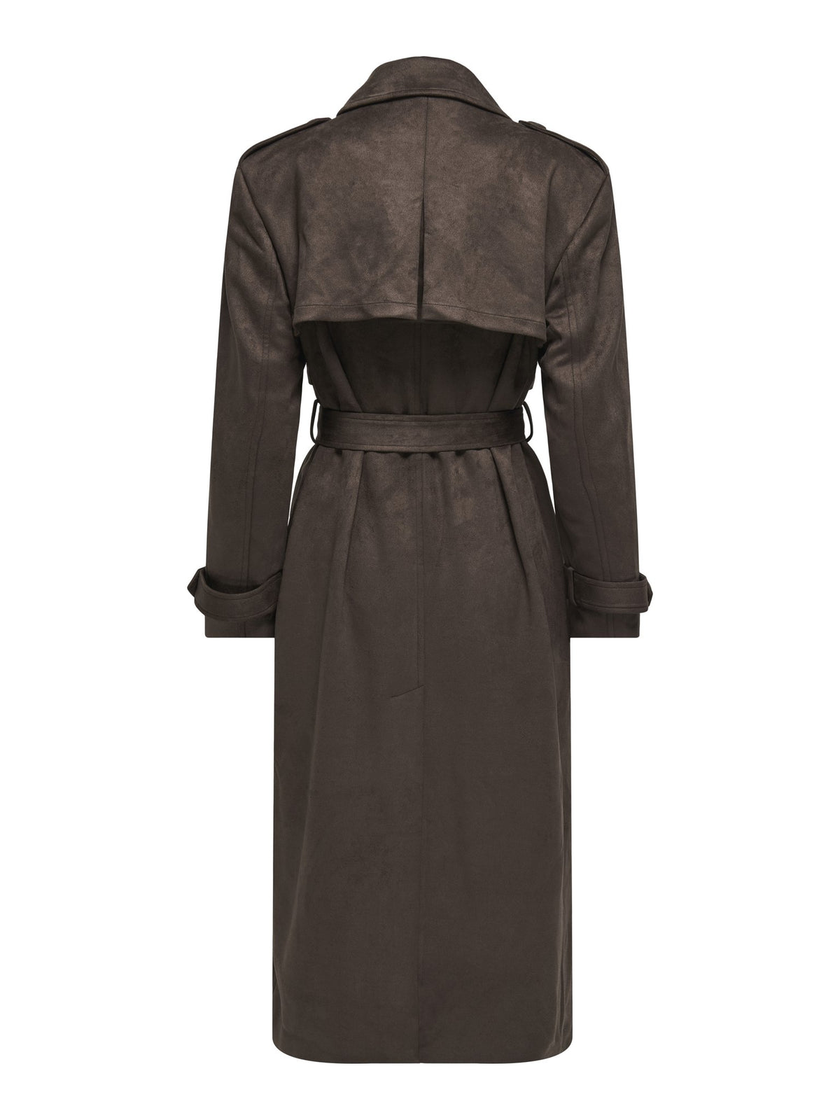 Only Damen Mantel Chocolate Brown