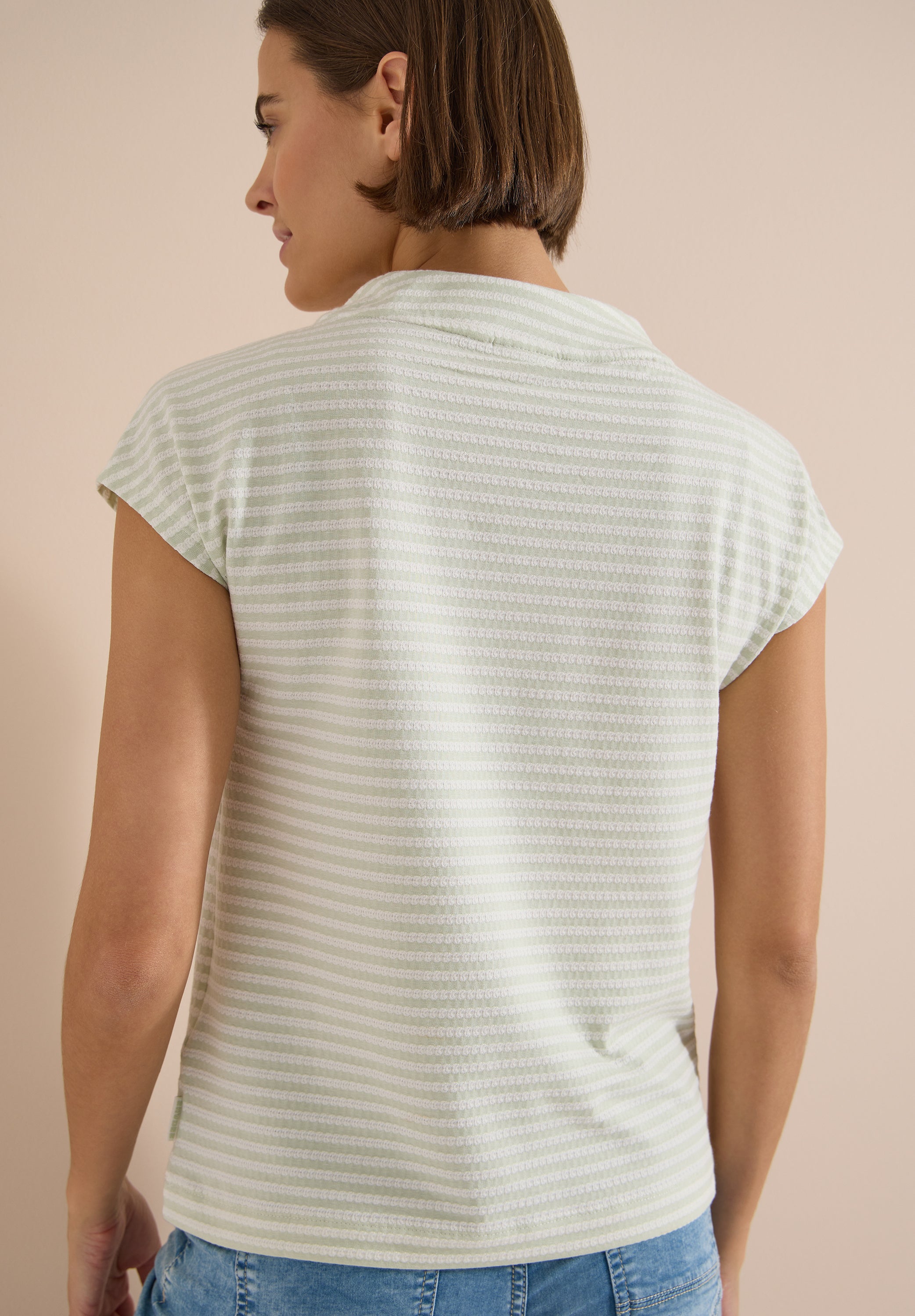 Cecil Damen T-Shirts Raw Match