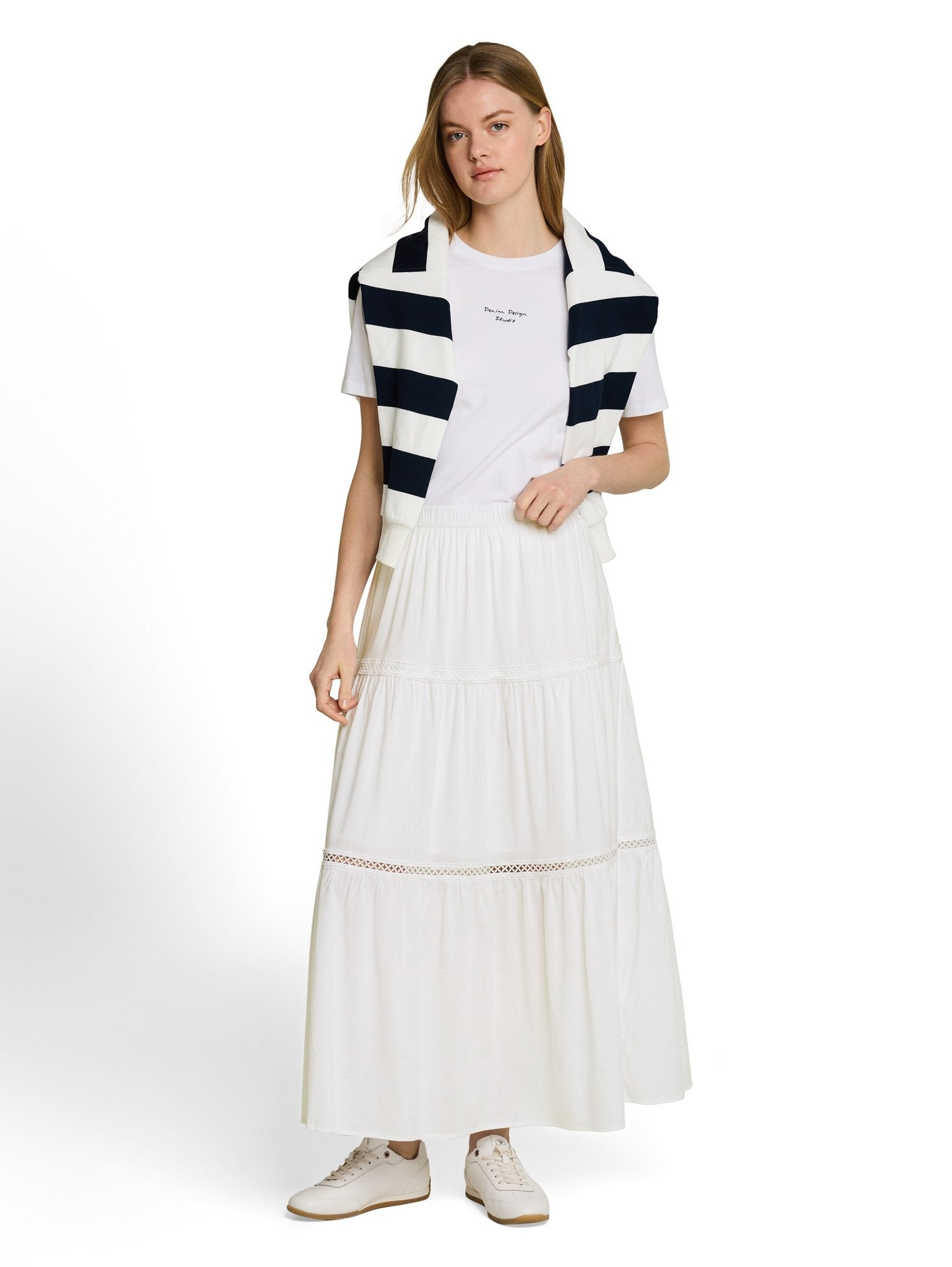 Tom Tailor denim Damen Rock White