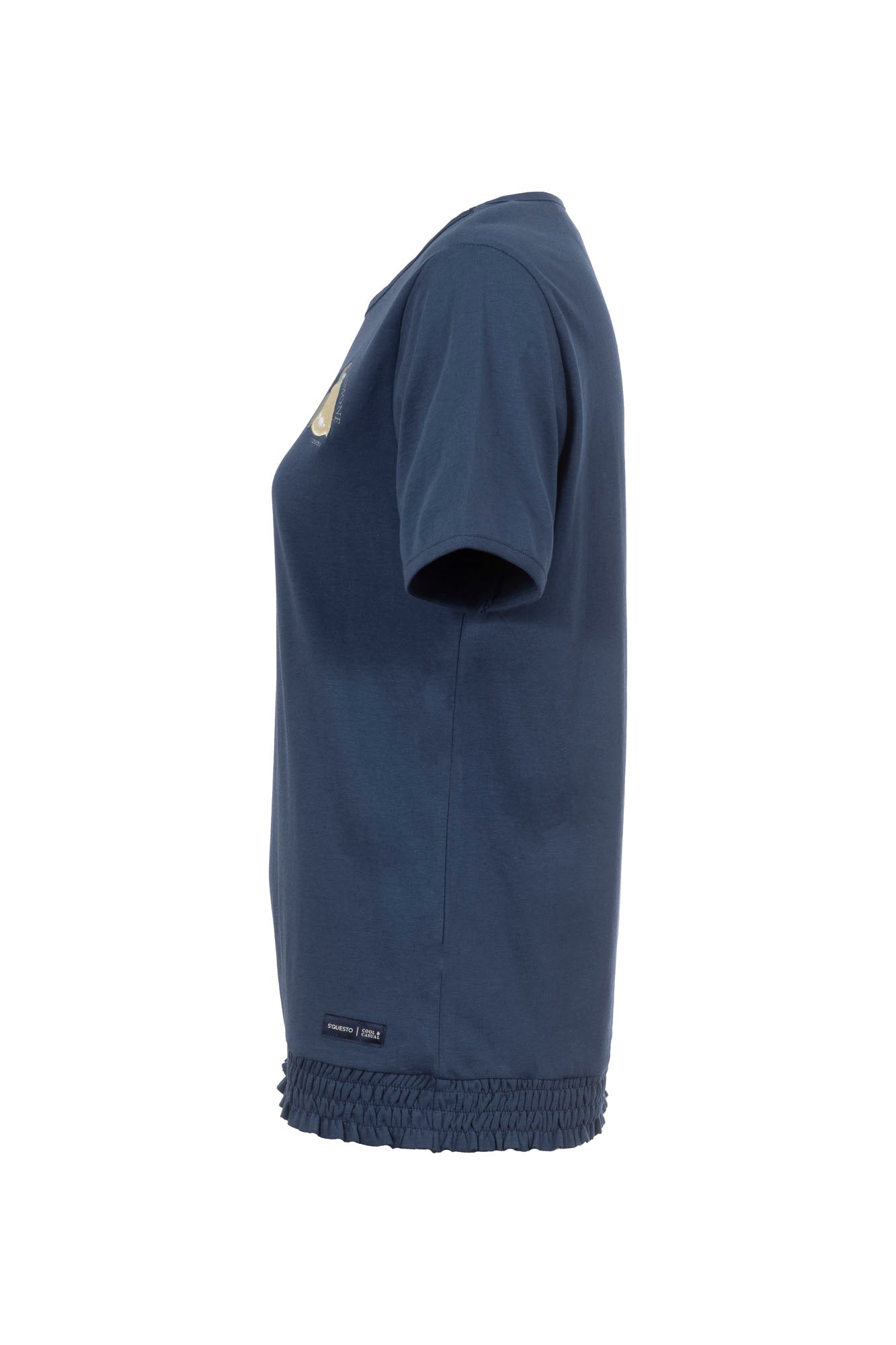 Soquesto Damen T-Shirts Rauchblau