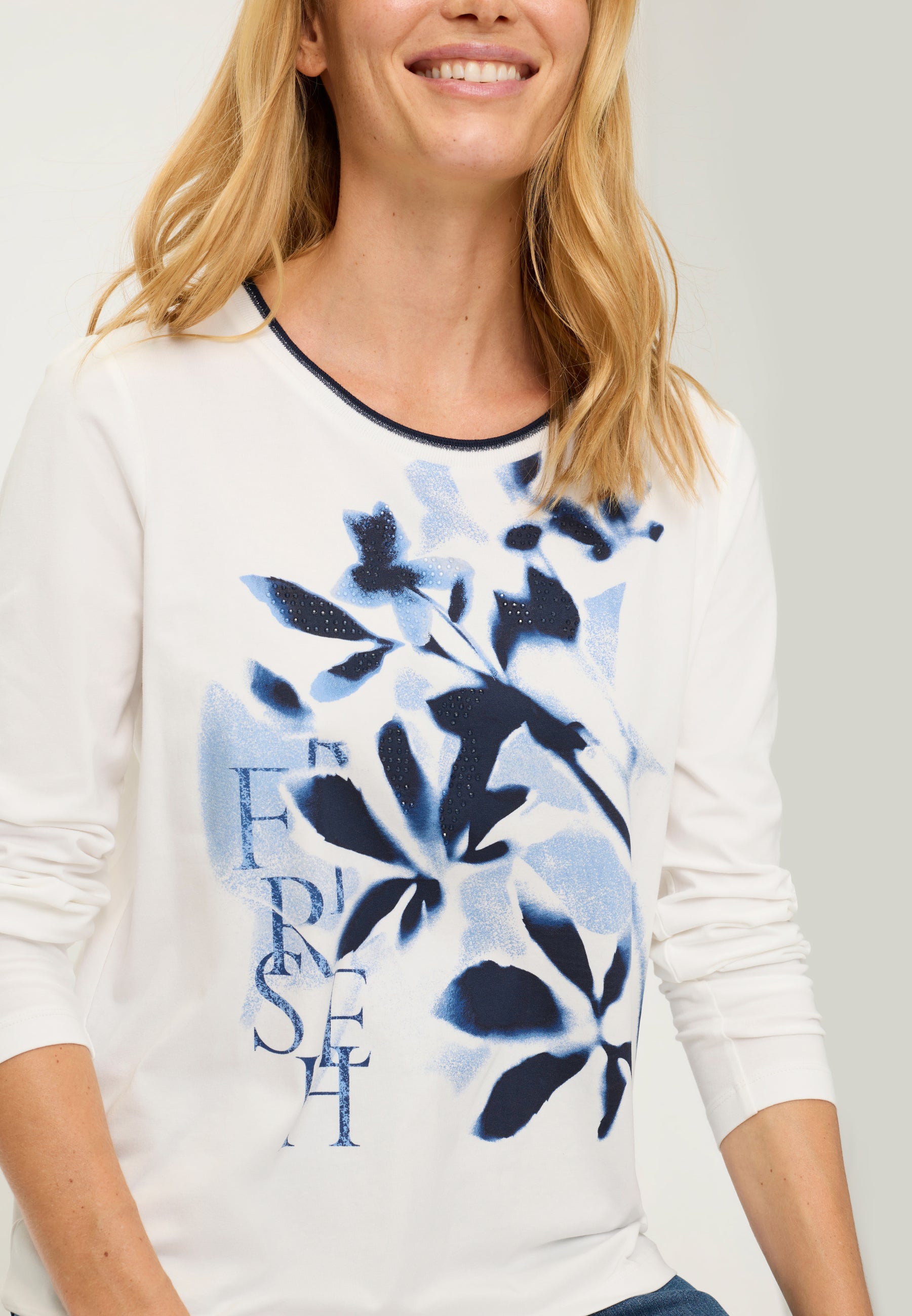 Olsen Damen T-Shirts Off White